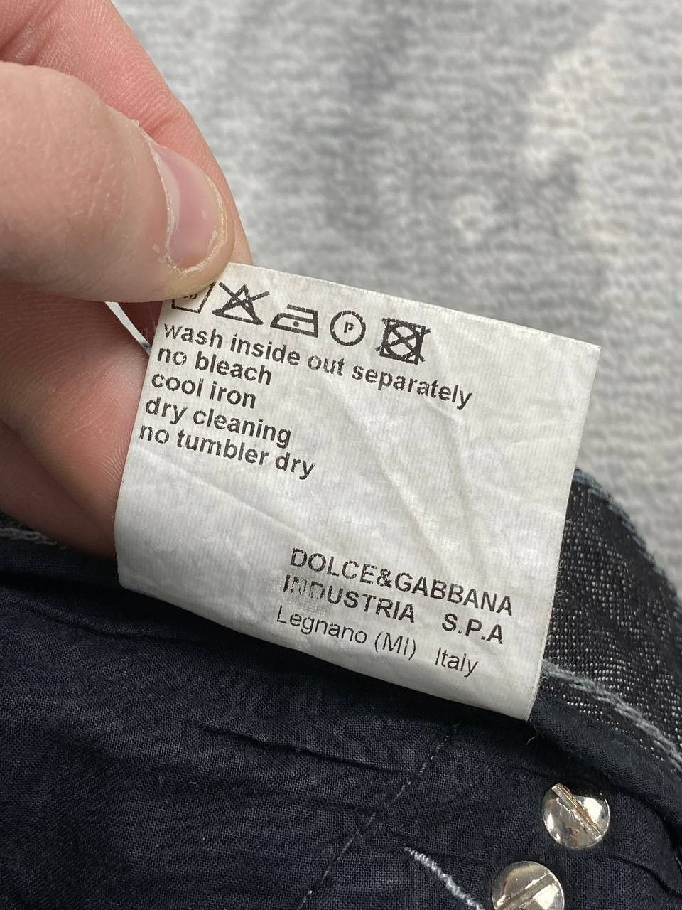Dolce & Gabbana Vintage Dolce & Gabbana Сlassic Denim Pants Size 26" / US 2 / IT 38 - 10 Thumbnail