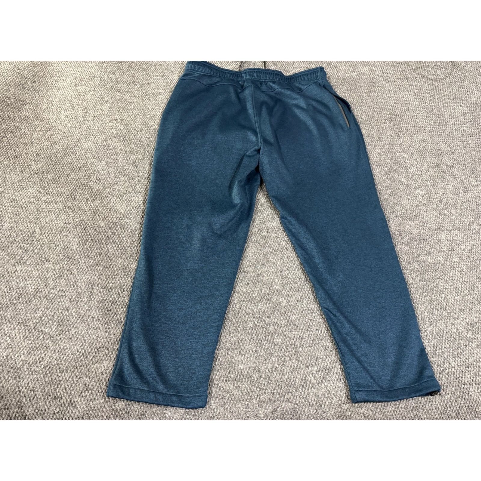 Vintage AND1 Sweatpants Pants Mens 2XL Blue Fleece Pockets Zip Elastic Drawstring Warm Winter Athletic Sports Size US 39 - 7 Thumbnail