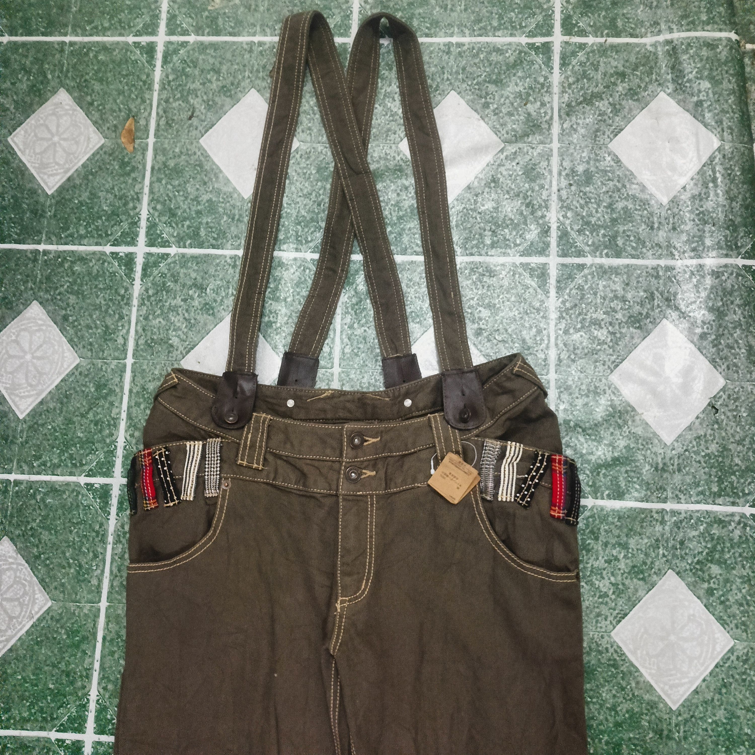 If Six Was Nine Copper Smith Double Waist Suspender Jeans Size US 31 - 2 Thumbnail