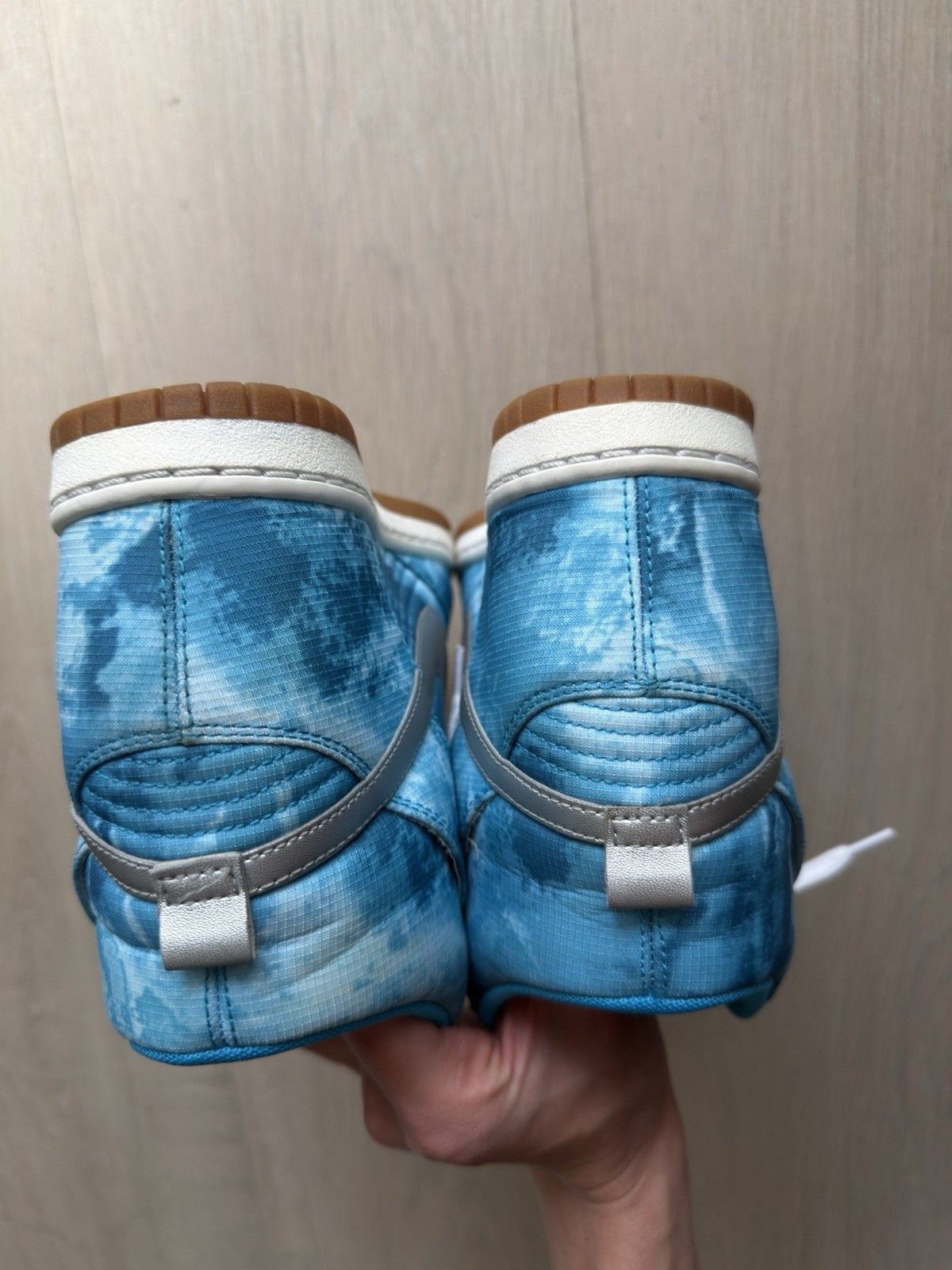 Nike vintage Nike Dunk Sky Print High Blue Water Print Sneaker Size US 7.5 / IT 37.5 - 10 Thumbnail
