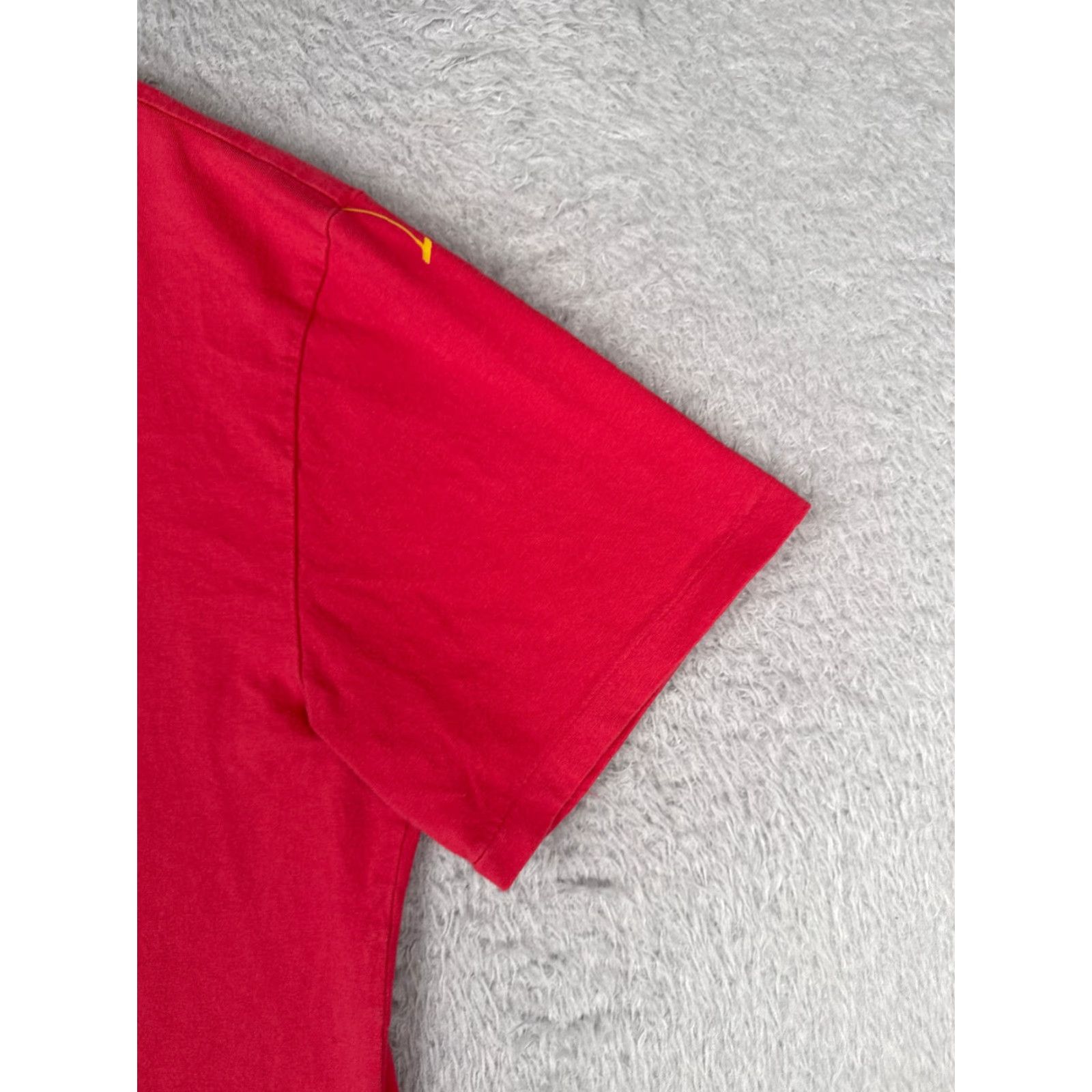 Ralph Lauren VINTAGE Ralph Lauren Polo Shirt Men Adult Large Short Sleeve Crew Neck Red Cotton Slim Fit Logo 90s Classic Size US L / EU 52-54 / 3 - 2 Thumbnail
