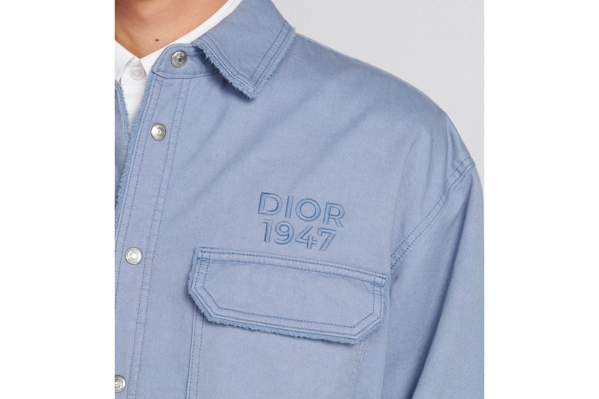 Dior o1w1db11024 Overshirt in Blue Size US XXL / EU 58 / 5 - 7 Thumbnail