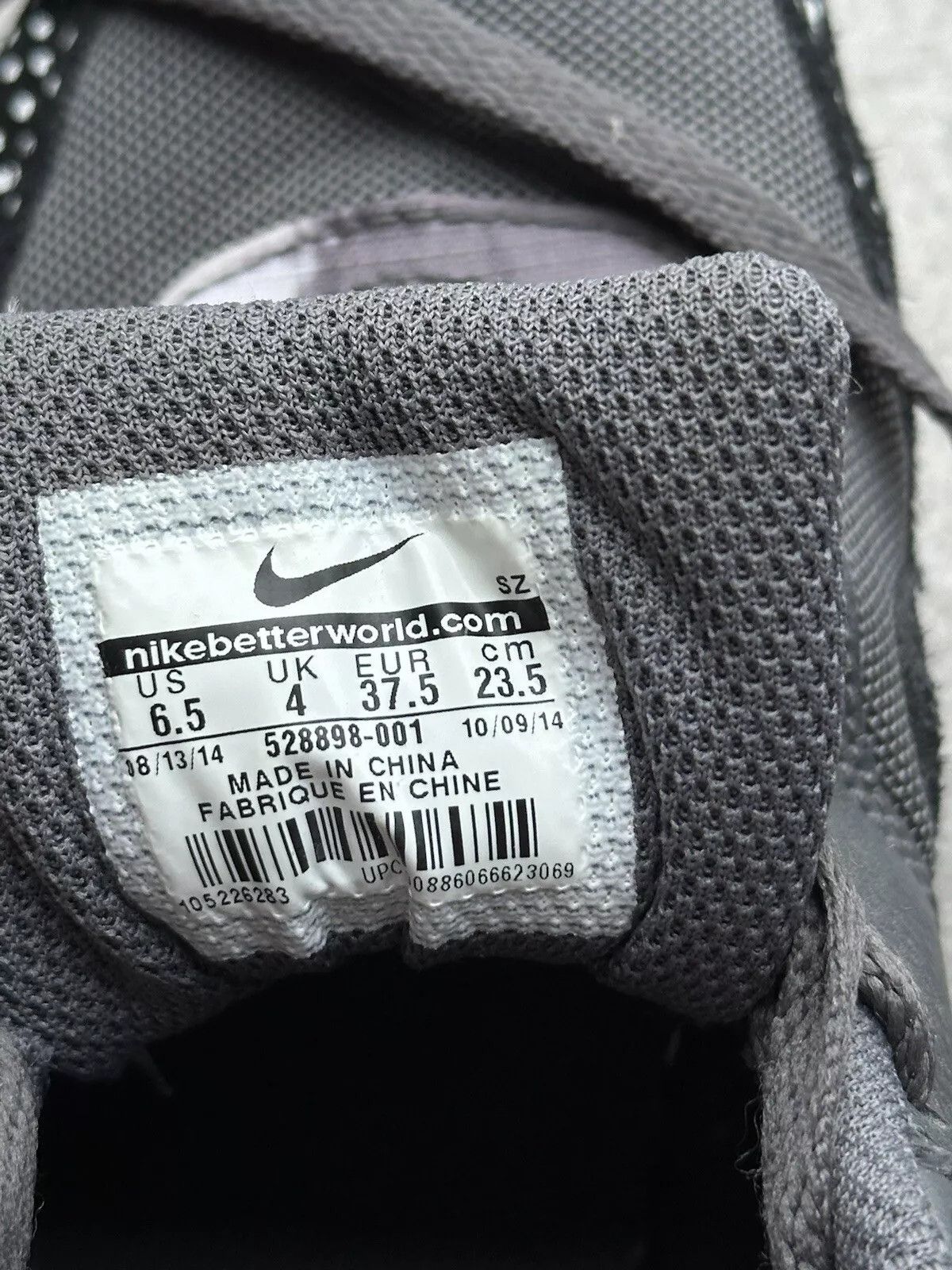 Nike Nike Air Max 1 Dark Grey Metallic 2014 Womens Shoes Sneakers Size US 6.5 / IT 36.5 - 15 Thumbnail