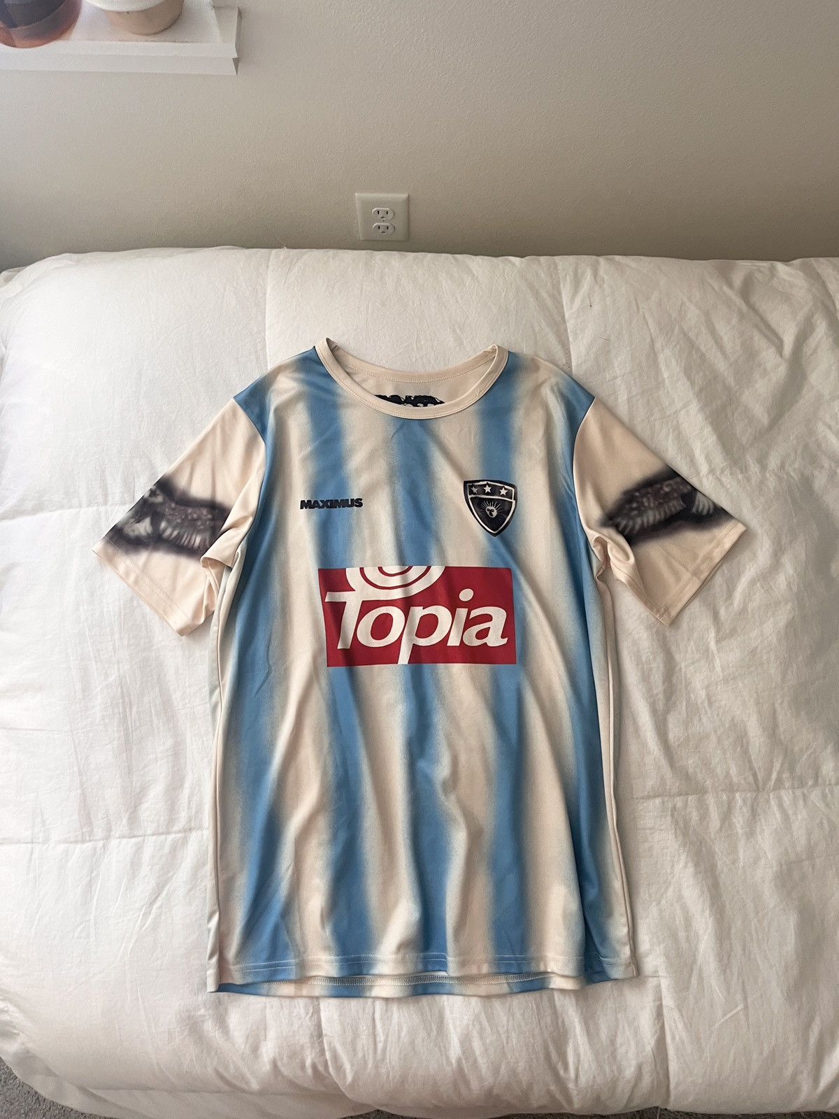 Travis Scott Travis Scott Argentina Utopia Jersey Size US S / EU 44-46 / 1 - 1 Thumbnail