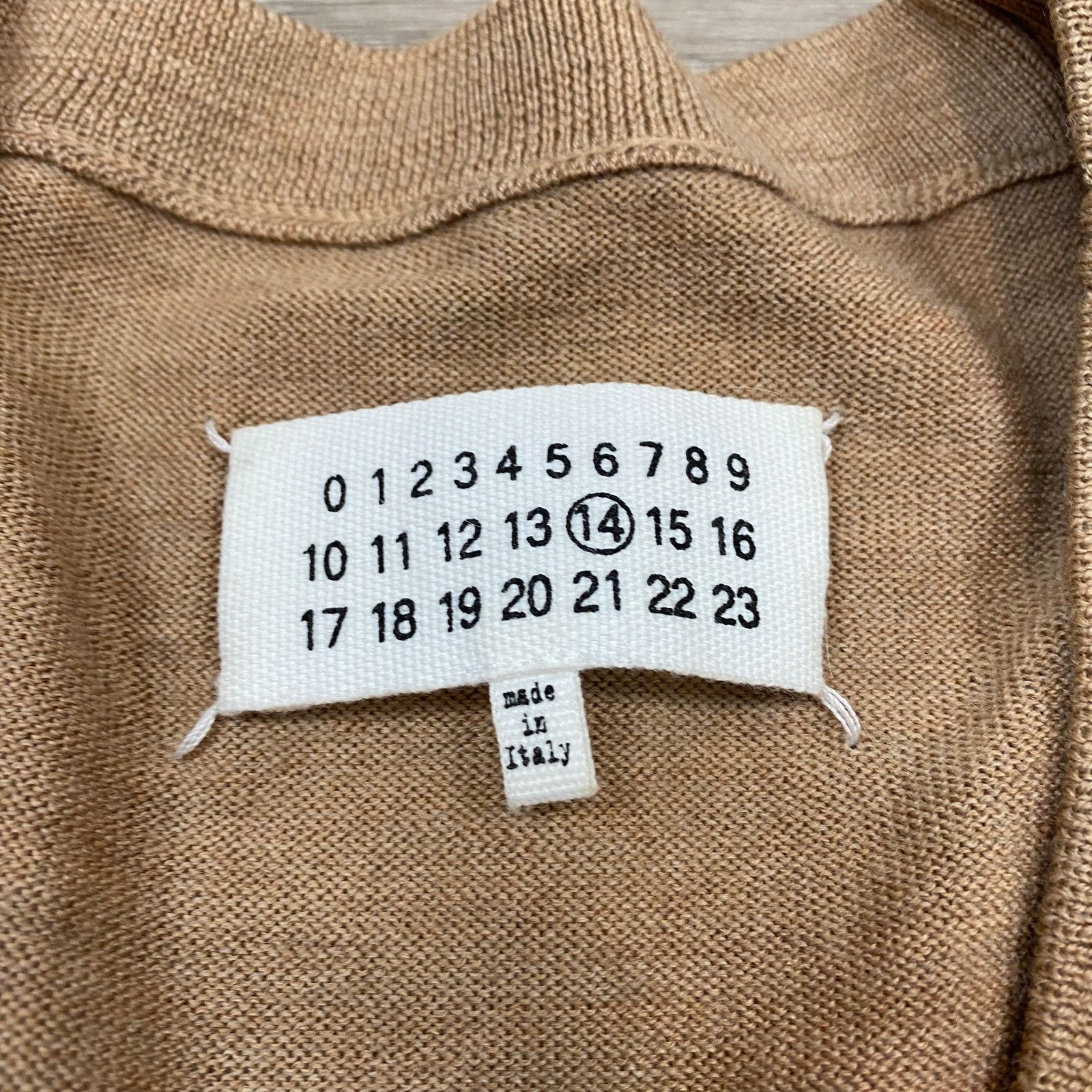 Designer × Maison Margiela Maison Martin Margiela Wool Button Cardigan Men's 14 Preppy Size US L / EU 52-54 / 3 - 4 Thumbnail