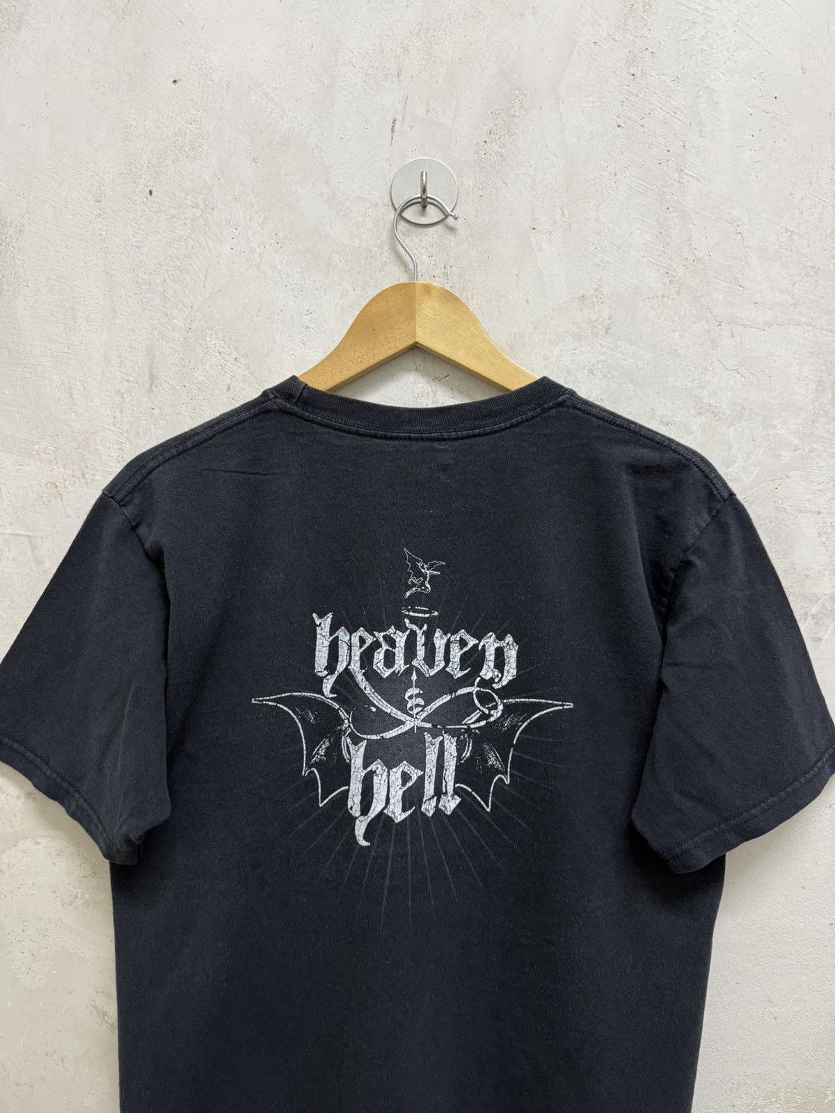 Band Tees 2000s Faded Black Sabbath Heaven and Hell Shirt Size US M / EU 48-50 / 2 - 4 Thumbnail