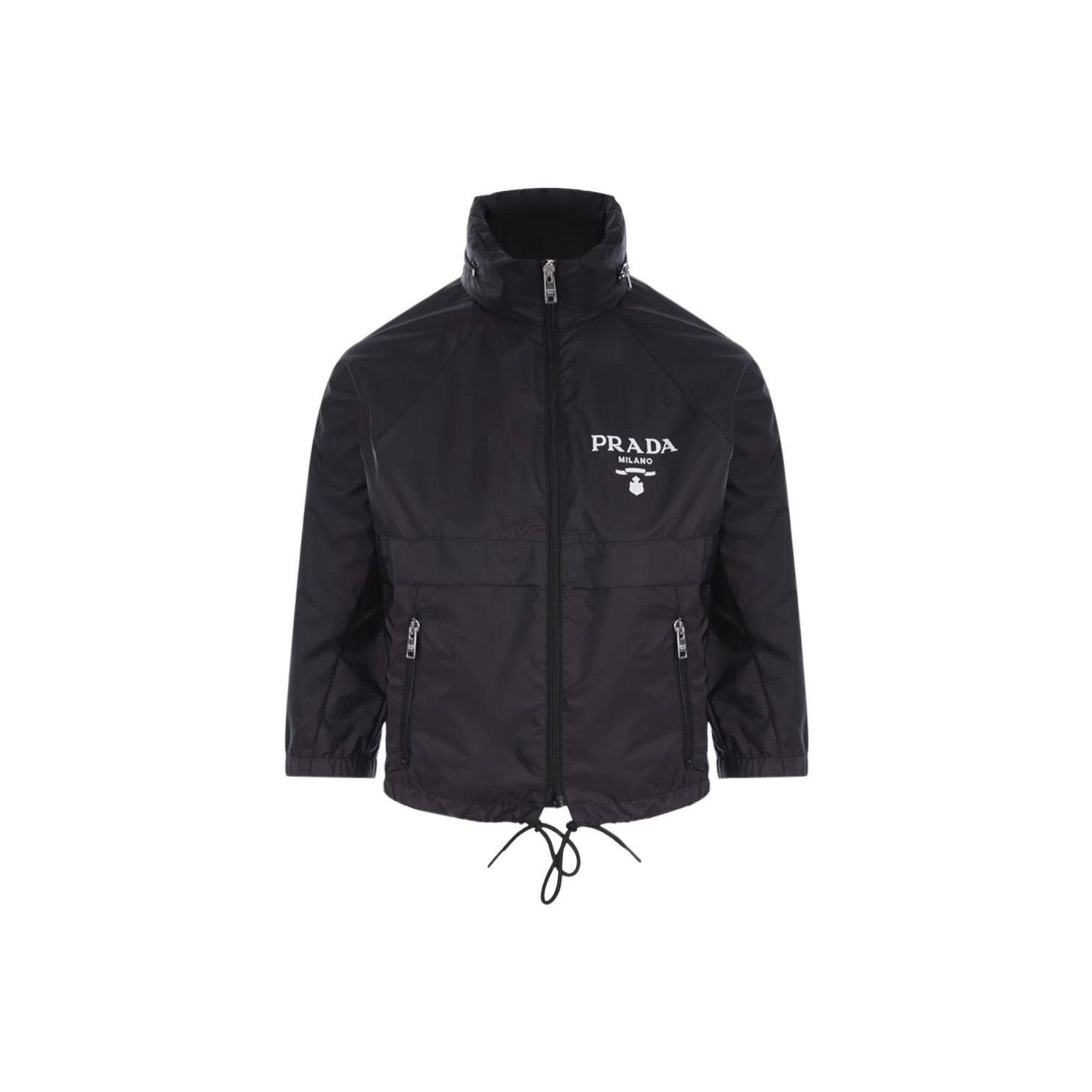 Prada Prada Logo Hooded Jacket Size 40 Size S / US 4 / IT 40 - 1 Thumbnail