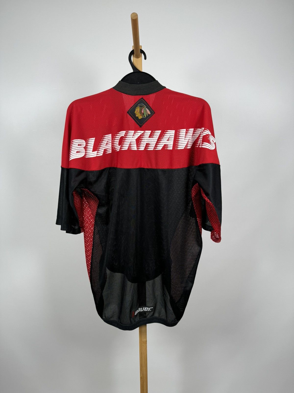 NHL × Vintage VINTAGE Chicago Blackhawks t-shirt hockey NHL Bauer OFF ICE Size US L / EU 52-54 / 3 - 4 Thumbnail