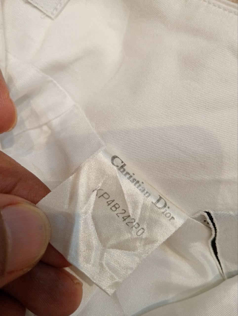 Christian Dior Monsieur VINTAGE CHRISTIAN DIOR WHITE PANTS Size 28" / US 6 / IT 42 - 8 Thumbnail