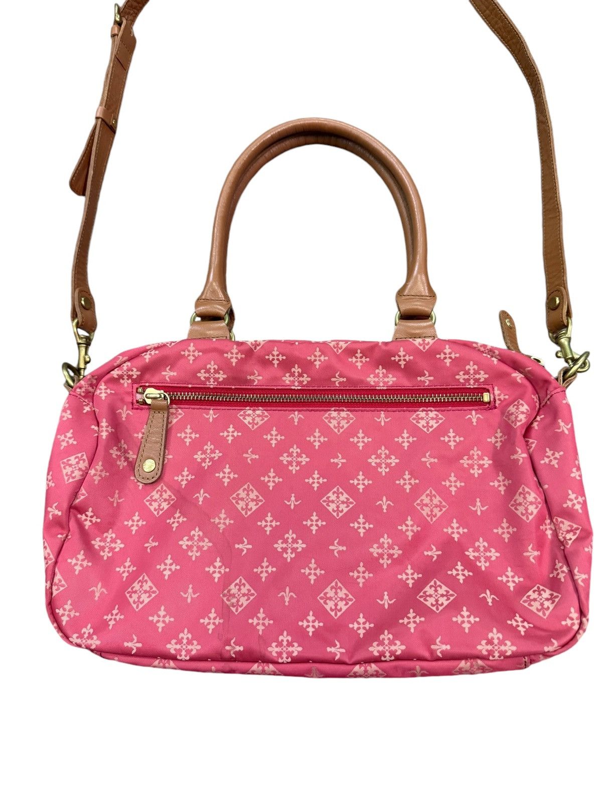 Japanese Brand RUSSET MONOGRAM 2 WAY BAG Size ONE SIZE - 5 Thumbnail