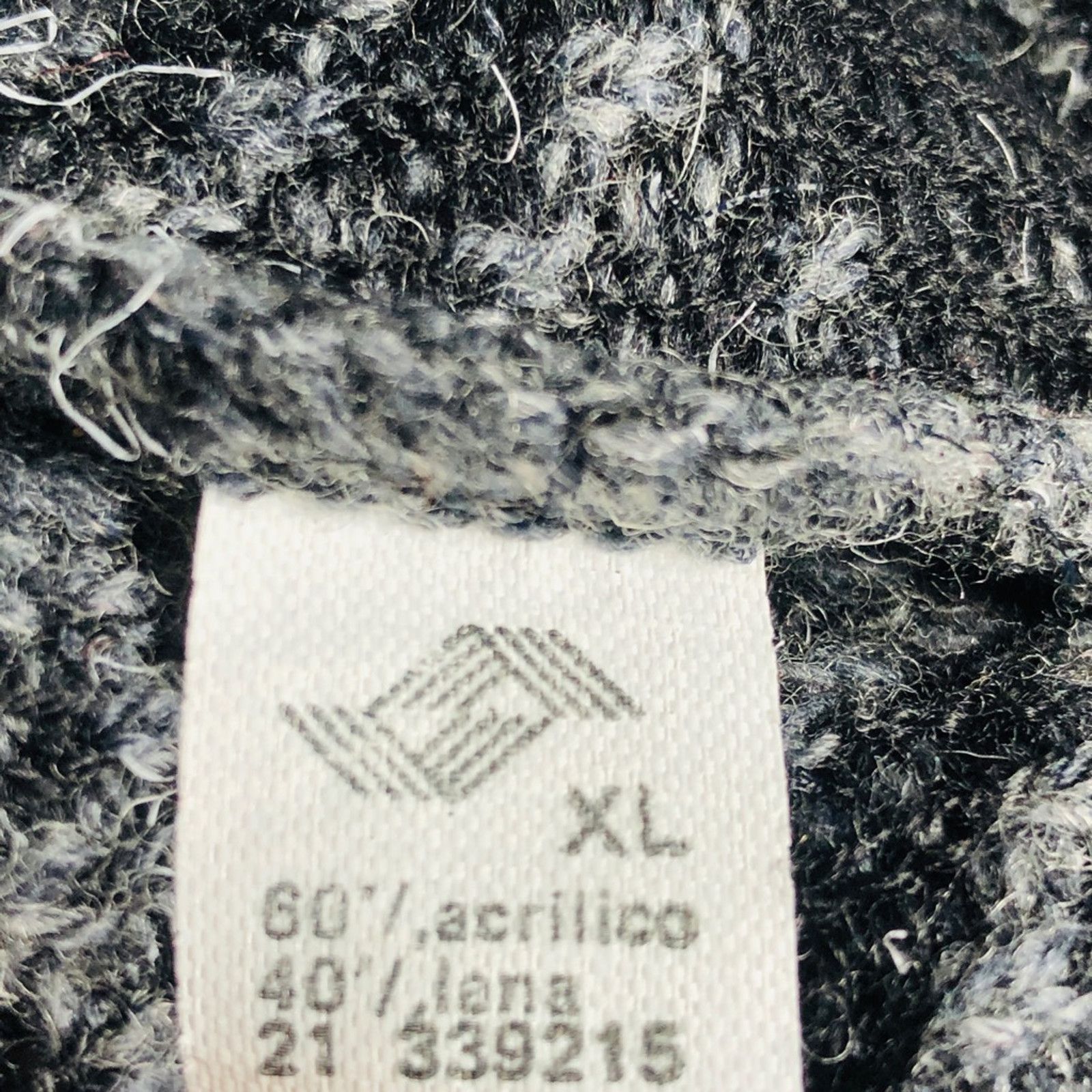 The Unbranded Brand James Dillon Pullover Sweater Gray Black Geometric Tree XL Size US XL / EU 56 / 4 - 8 Thumbnail