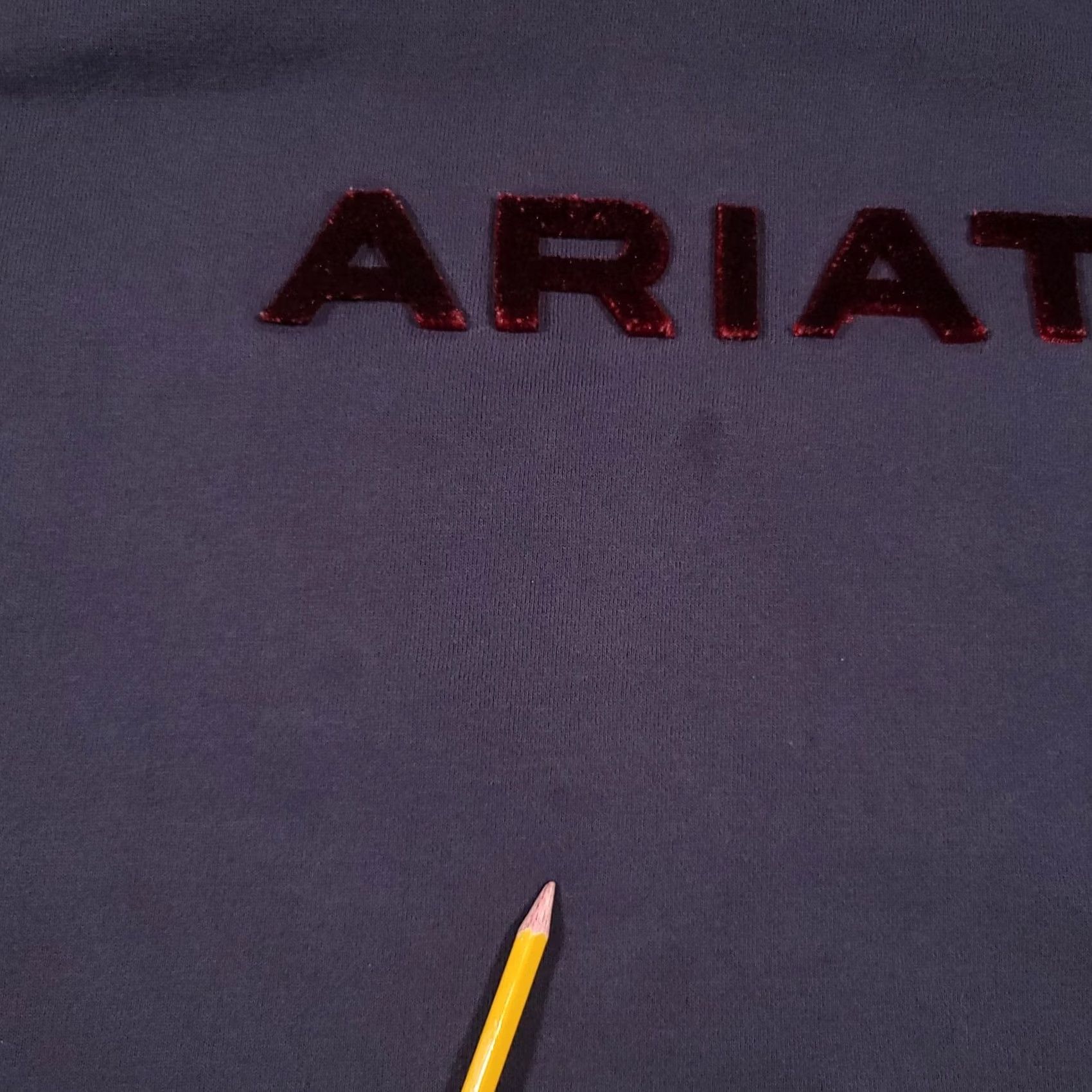 Ariat Ariat Sweatshirt Women's 2XL High Neck Velour Spell Out Logo Running Wrap Jumper Size XXL / US 16-18 / IT 52-54 - 6 Thumbnail