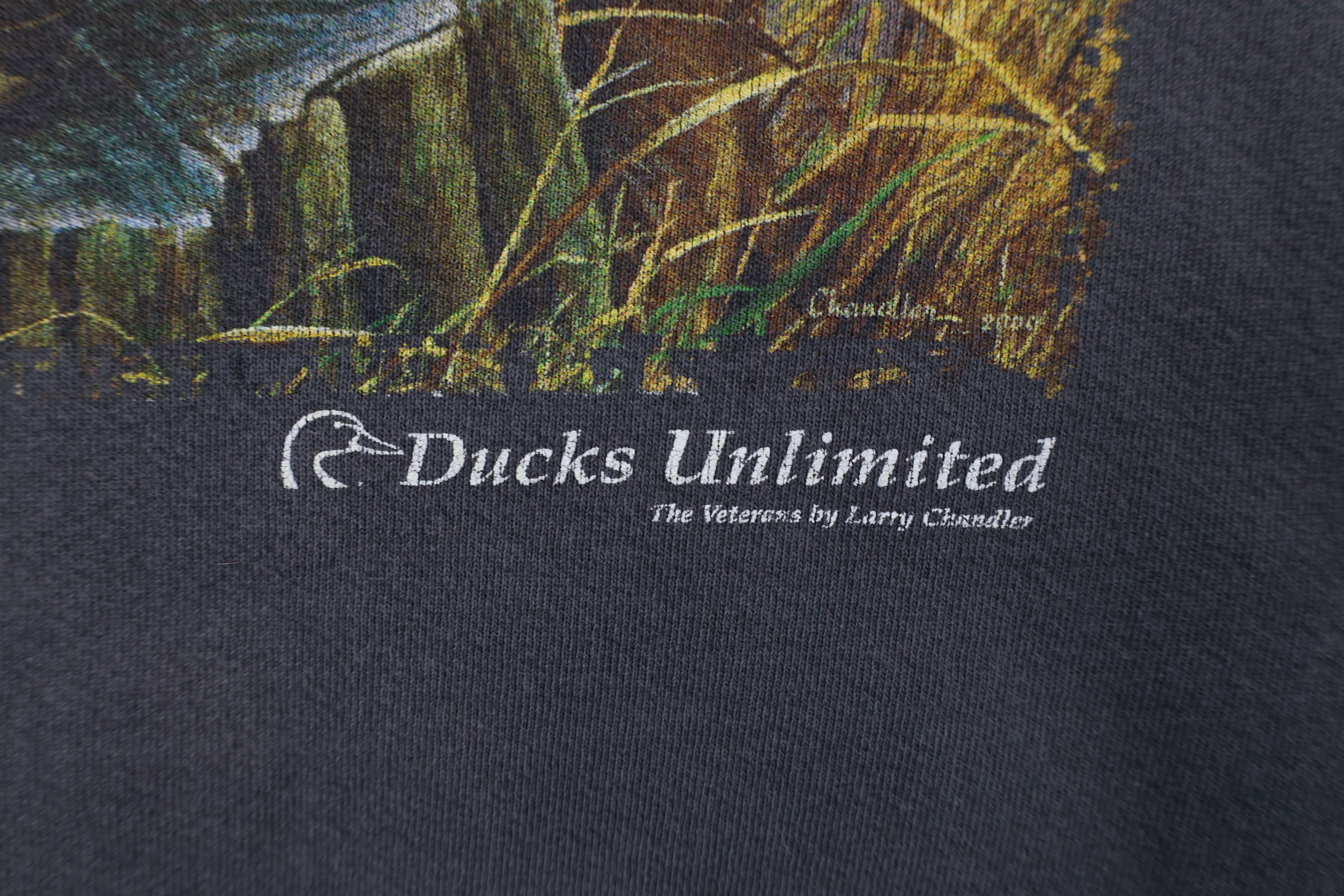 Vintage Vintage 90s Ducks Unlimited Dog Decoy Crewneck Sweatshirt Size US XXL / EU 58 / 5 - 5 Thumbnail