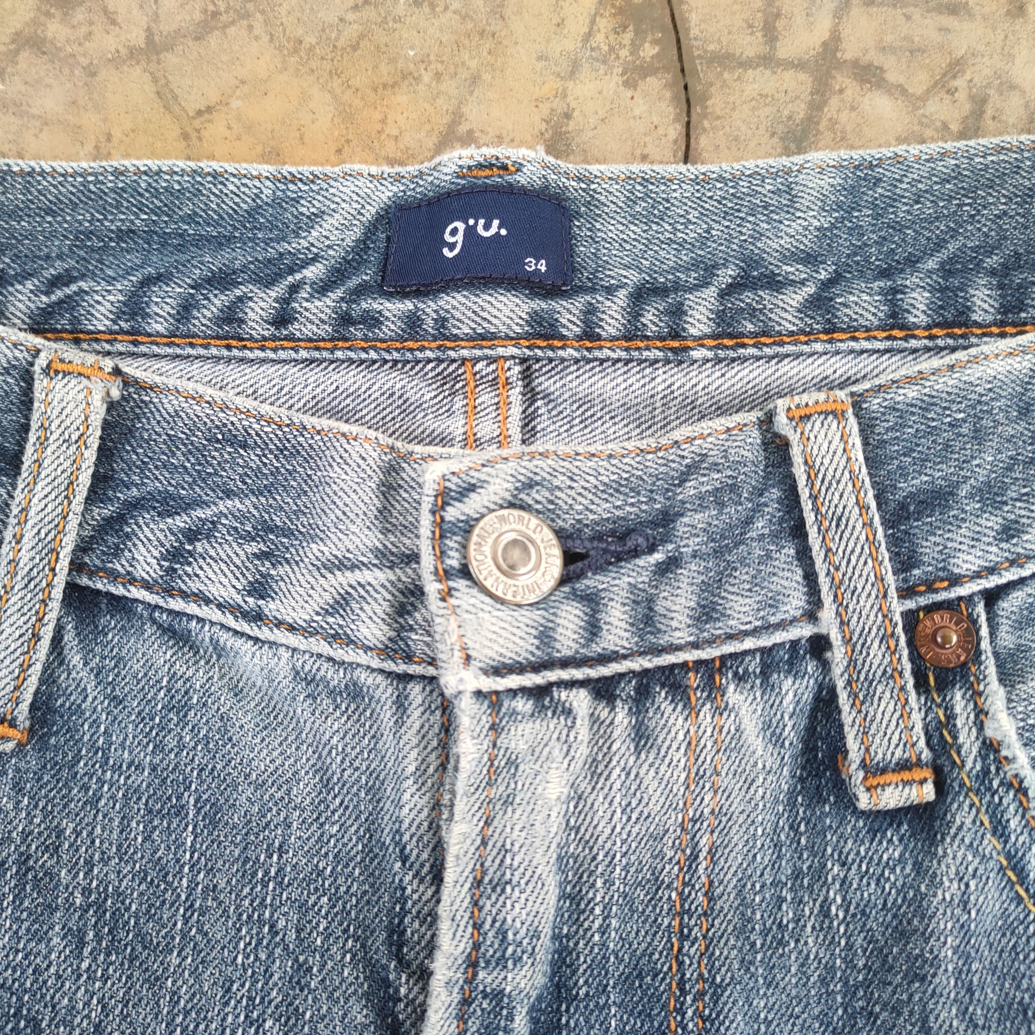 Japanese Brand VINTAGE JAPANESE FADED DISTRESSED JEANS PANTS Size US 34 / EU 50 - 5 Thumbnail