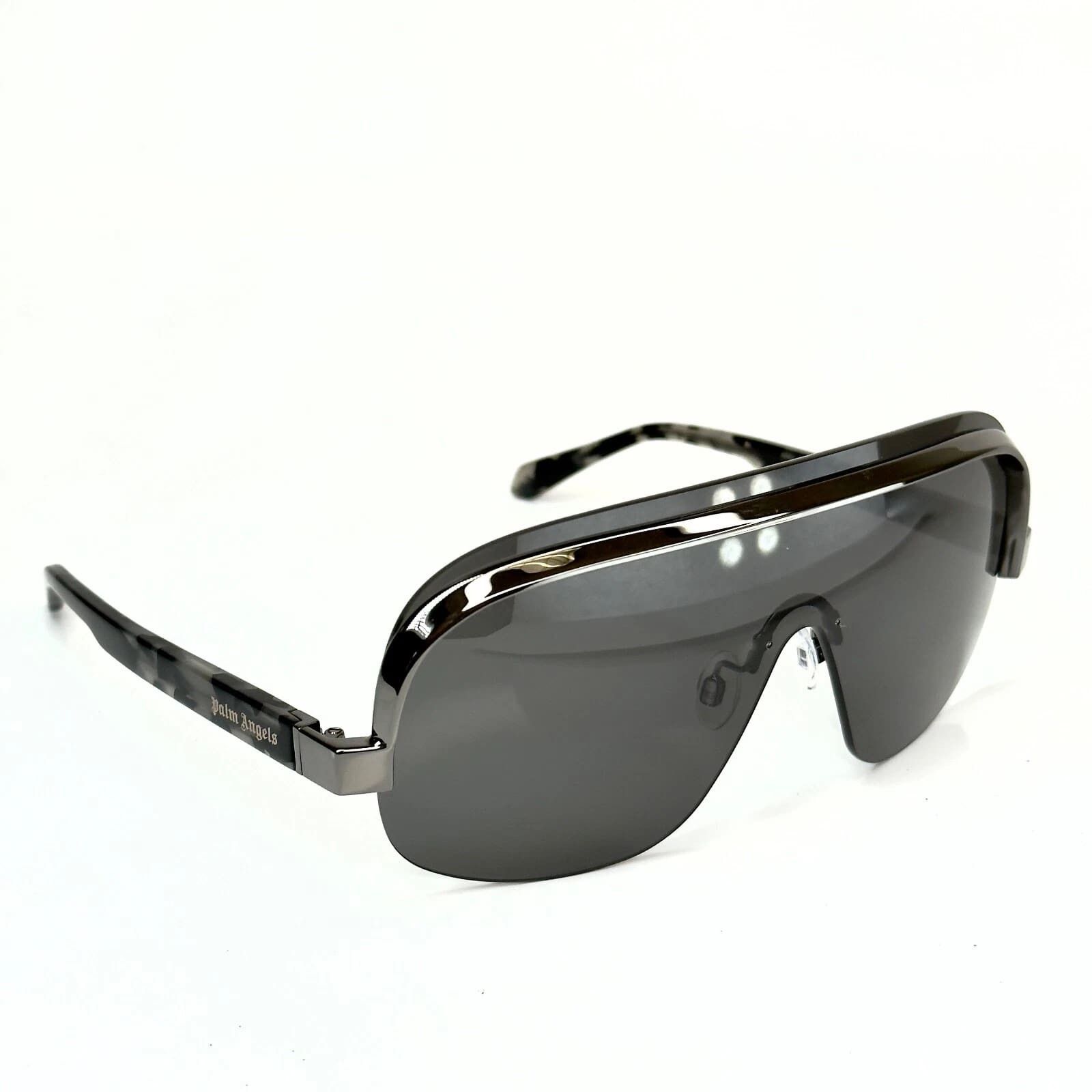 Palm Angels PALM ANGELS PERI10I 10I KING Gray Black Mask Unisex Fashion Size ONE SIZE - 9 Thumbnail