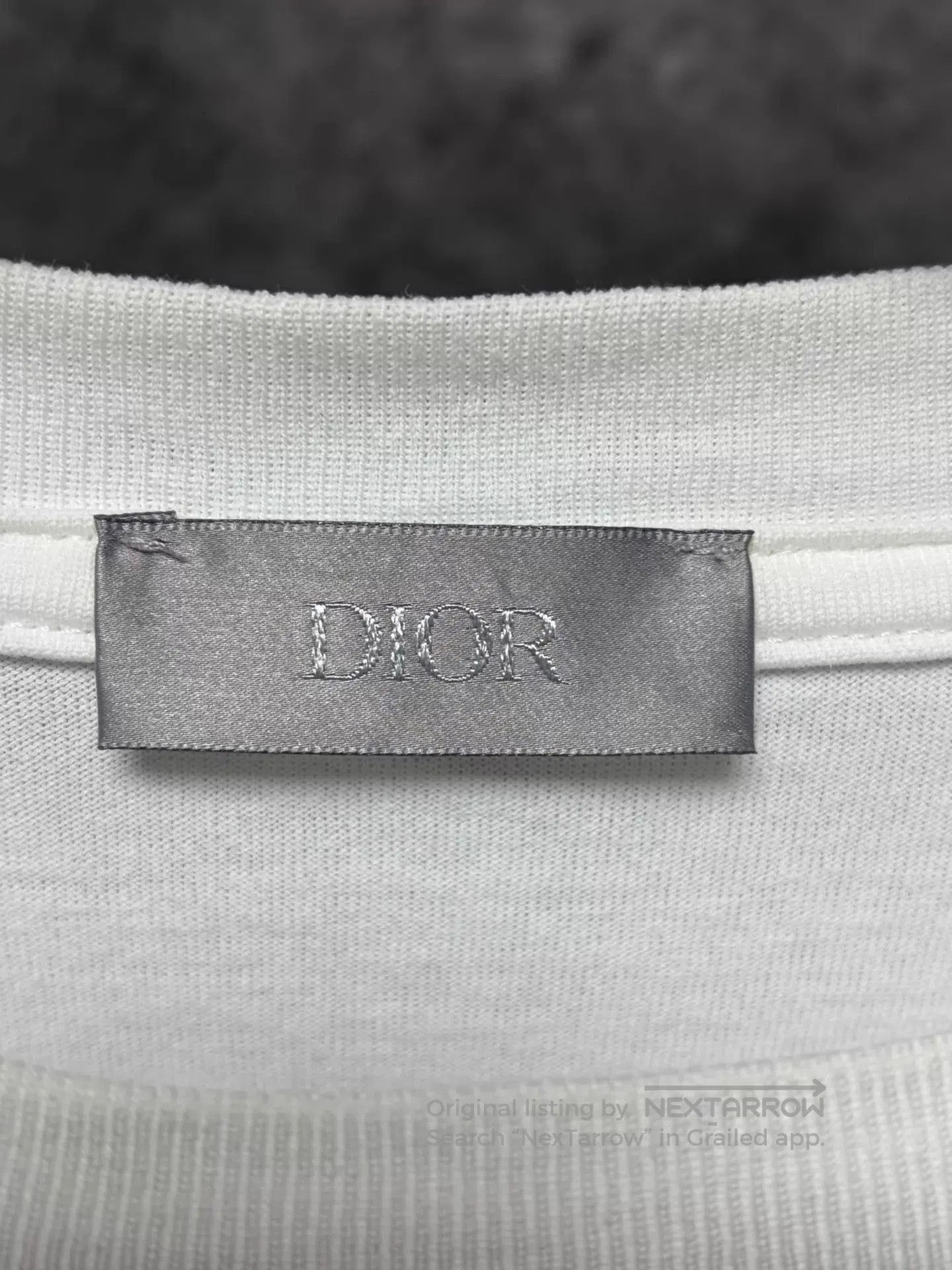 Dior White Short Sleeve Embroidered T. Size US M / EU 48-50 / 2 - 3 Thumbnail