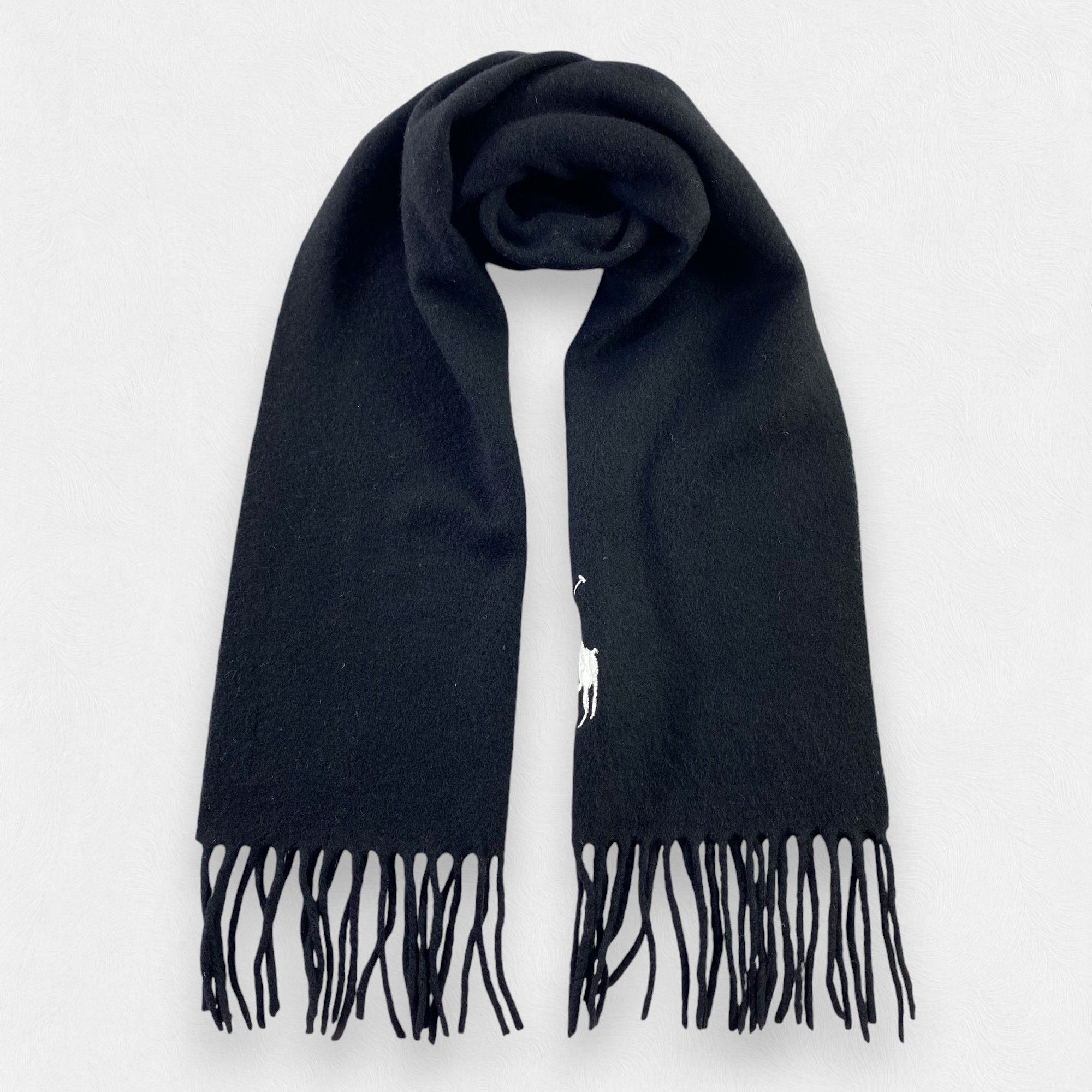 Polo Ralph Lauren Big Logo Polo Ralph Lauren Scarf Neck Wrap Wool Muffler Size ONE SIZE - 1 Thumbnail