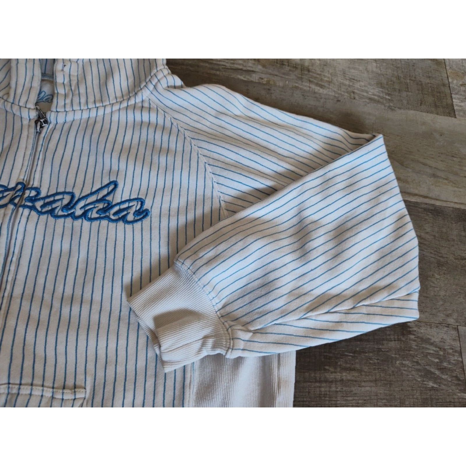 Yamaha VINTAGE Yamaha Racing Hoodie Women’s XL White Full Zip 90s Grunge Sports Size XL / US 12-14 / IT 48-50 - 4 Thumbnail