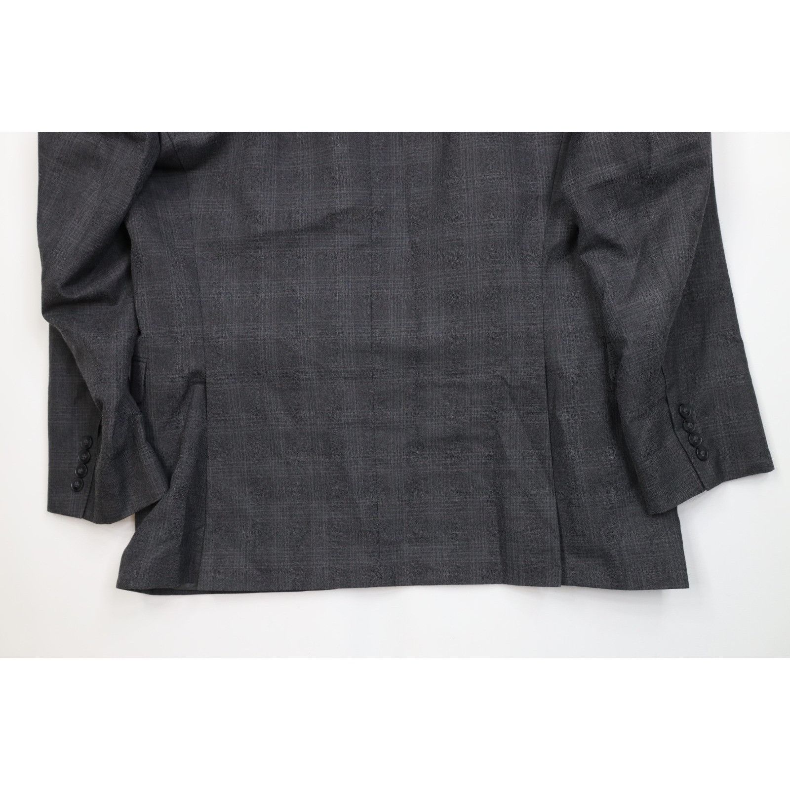 Calvin Klein Calvin Klein Rayon Gabardine 2 Piece Suit Wedding Gray Size 40R - 9 Thumbnail