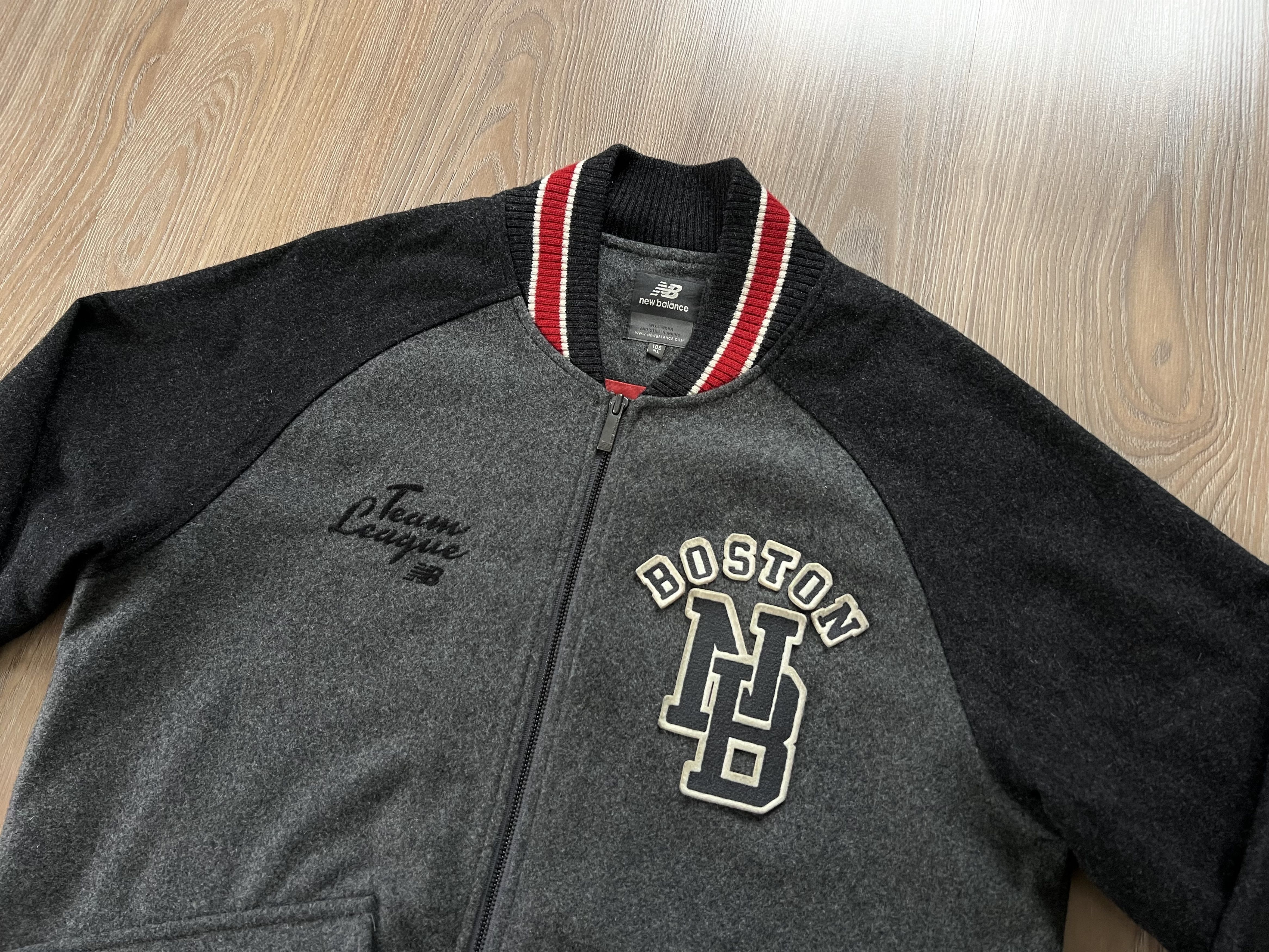 New Balance Vintage New Balance Boston Embroidery Logo Jacket Size US XL / EU 56 / 4 - 3 Thumbnail