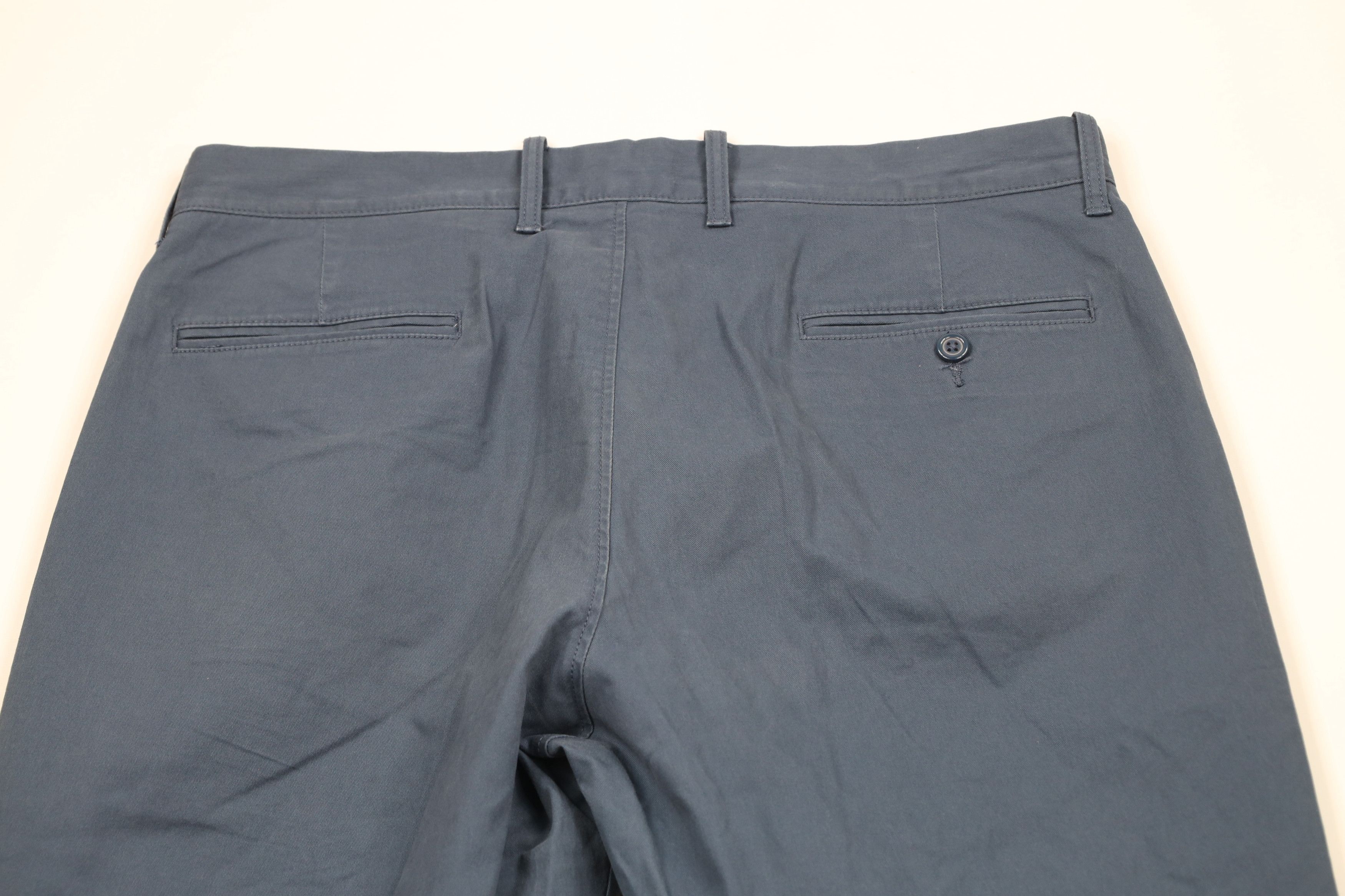 J.Crew × Vintage J Crew Flex Sutton Straight Leg Chinos Chino Pants Blue Size US 34 / EU 50 - 10 Thumbnail