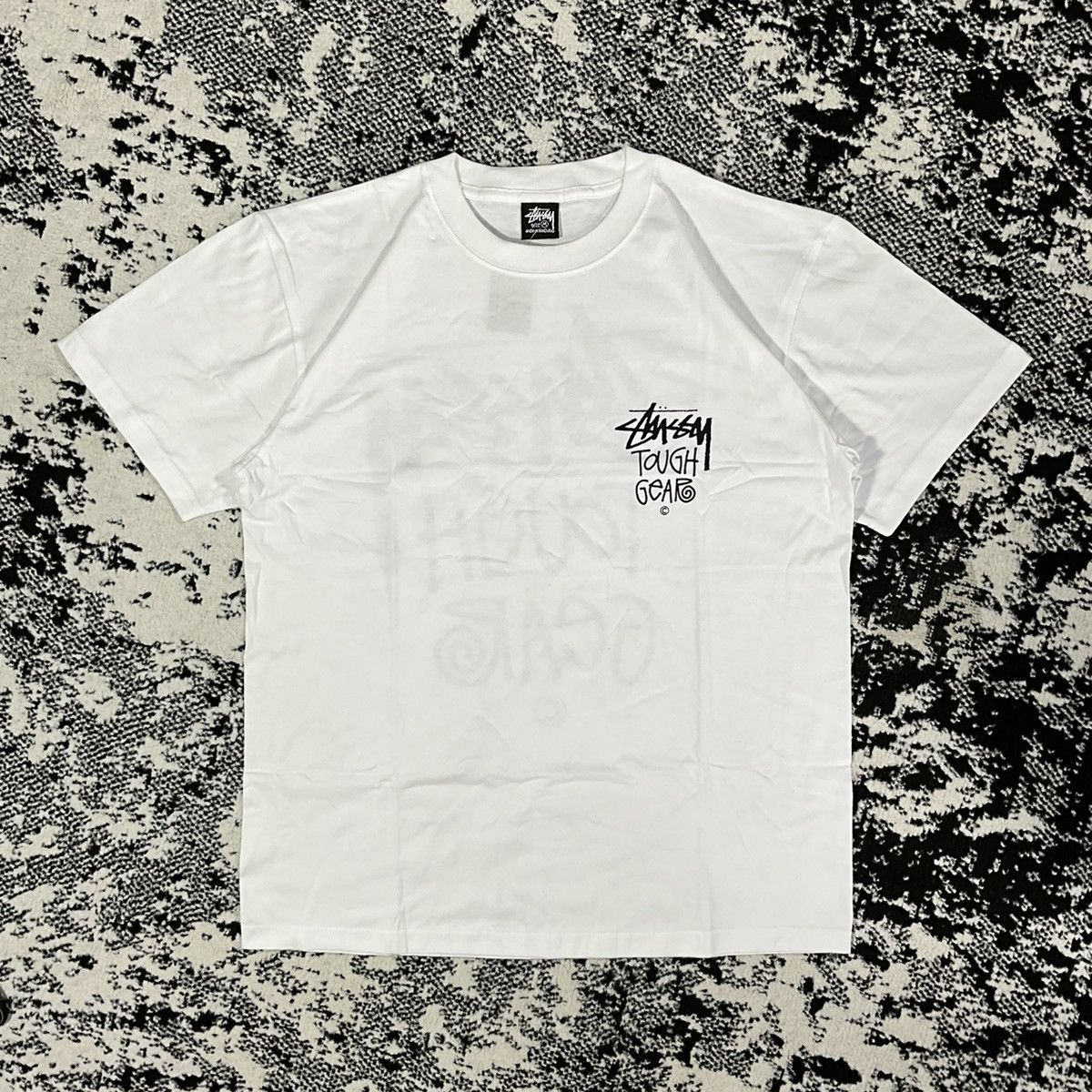 Stussy STUSSY TOUGH GEAR TEE WHITE - L Size US L / EU 52-54 / 3 - 3 Thumbnail
