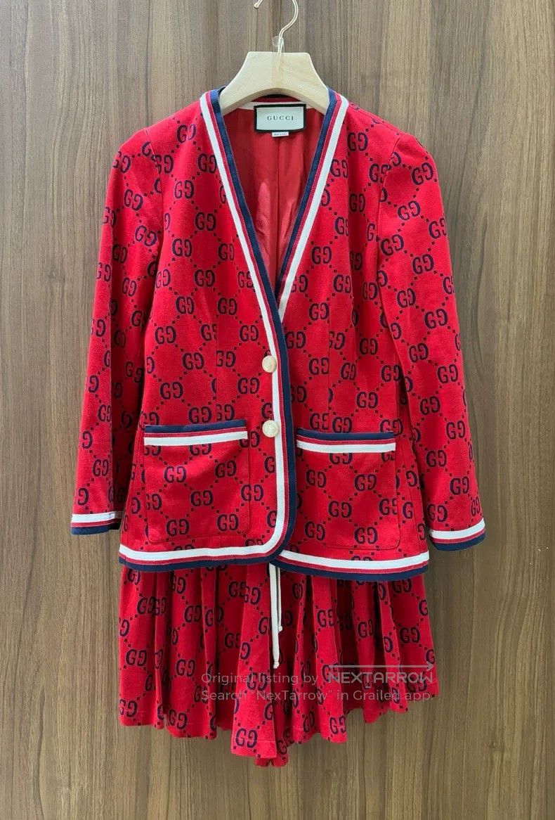 Gucci Red full print set