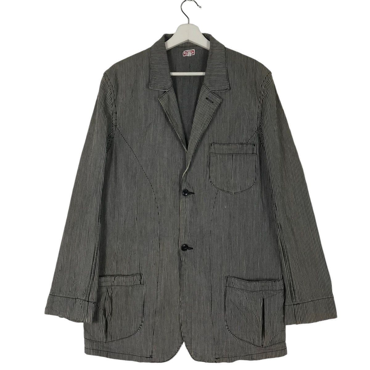 Beams Plus 🔥 BEAMS HIKORY WORK CHORE JACKET Size US M / EU 48-50 / 2 - 1 Thumbnail