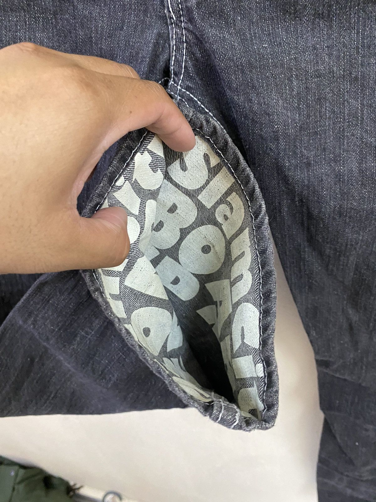 Japanese Brand Vtg Double Waist Denim - Memory Special Size US 30 / EU 46 - 12 Thumbnail