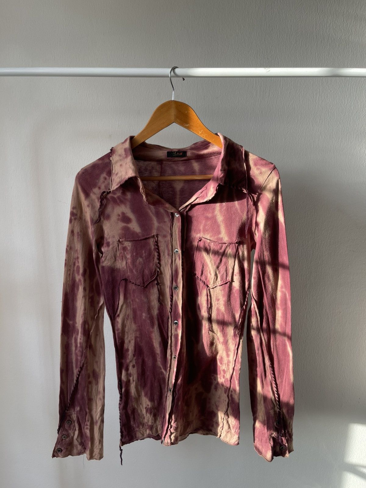 If Six Was Nine Barak Button Ups With Laces tye dye style Size US XXS / EU 40 - 1 Thumbnail