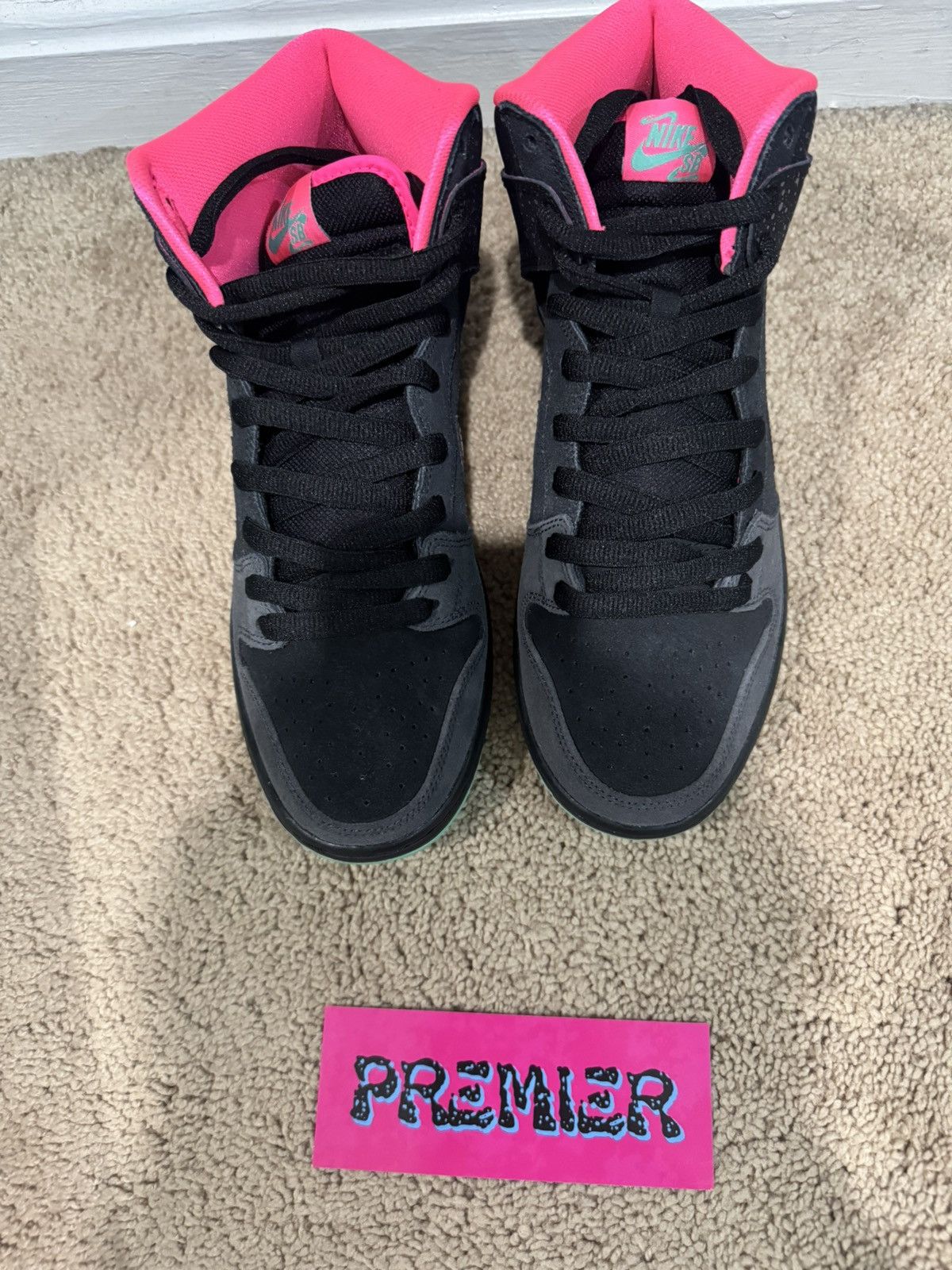 Nike Premier x Dunk High SB Northern Lights 2014 Size US 10 / EU 43 - 3 Thumbnail