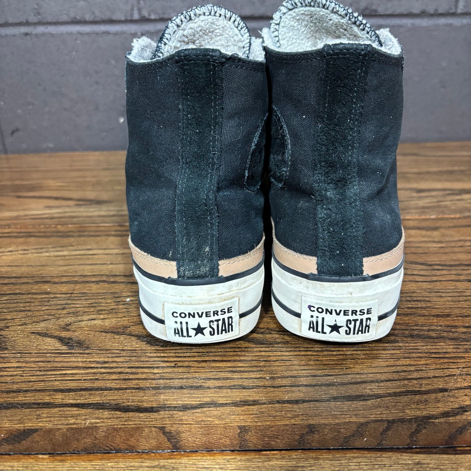 Converse Converse All Star High Top Lined Platform Shoes Men’s 7.5 Size US 7.5 / EU 40-41 - 4 Thumbnail