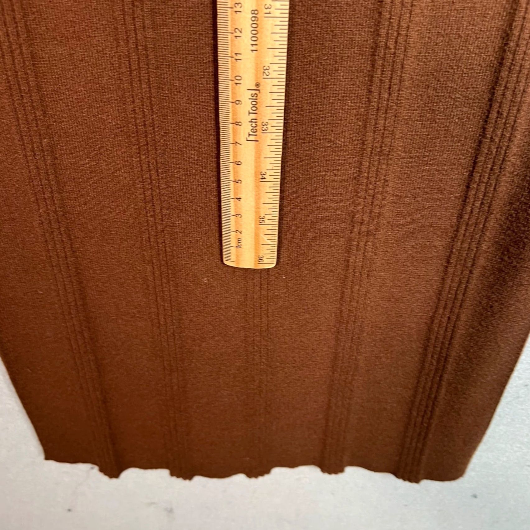 L'AGENCE L'AGENCE Brown Ribbed Turtleneck Sweater Dress Womens XS Size XS Long Sleeve Knit Bodycon Casual Pullover Vintage N/A Size XS / US 0-2 / IT 36-38 - 5 Thumbnail