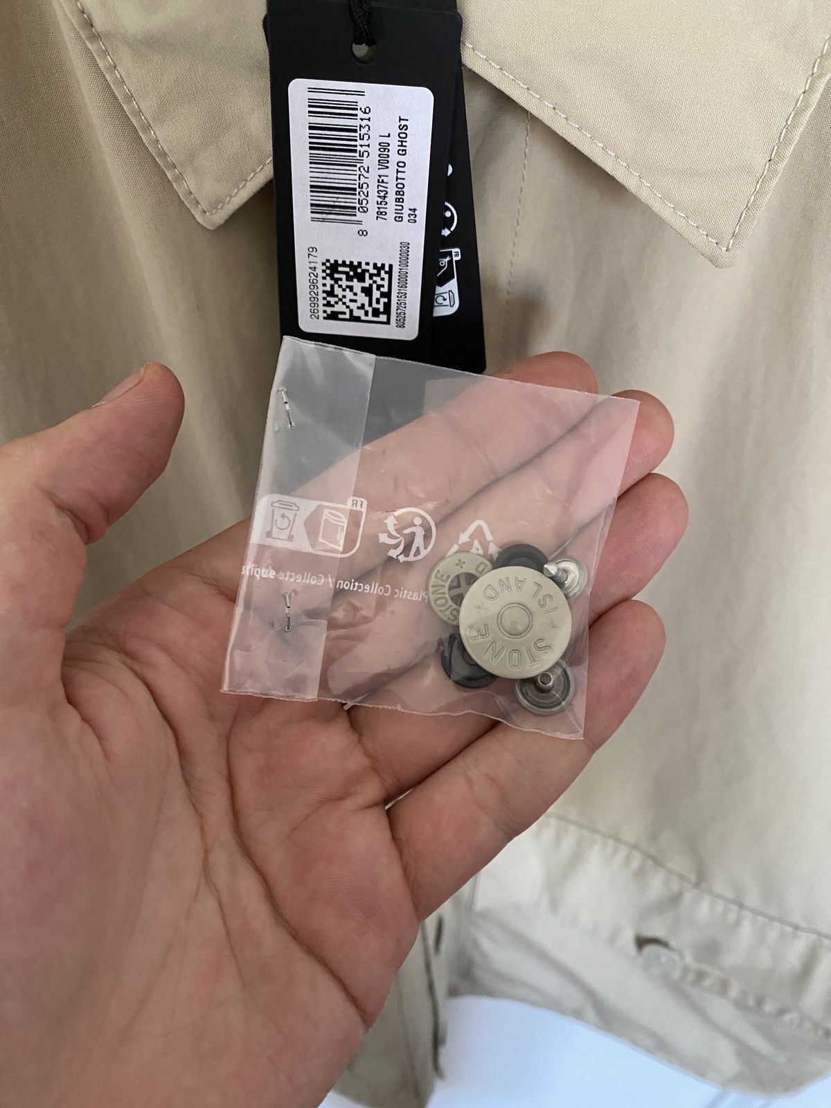 Stone Island Stone Island Ghost O-Ventile Size US L / EU 52-54 / 3 - 3 Thumbnail