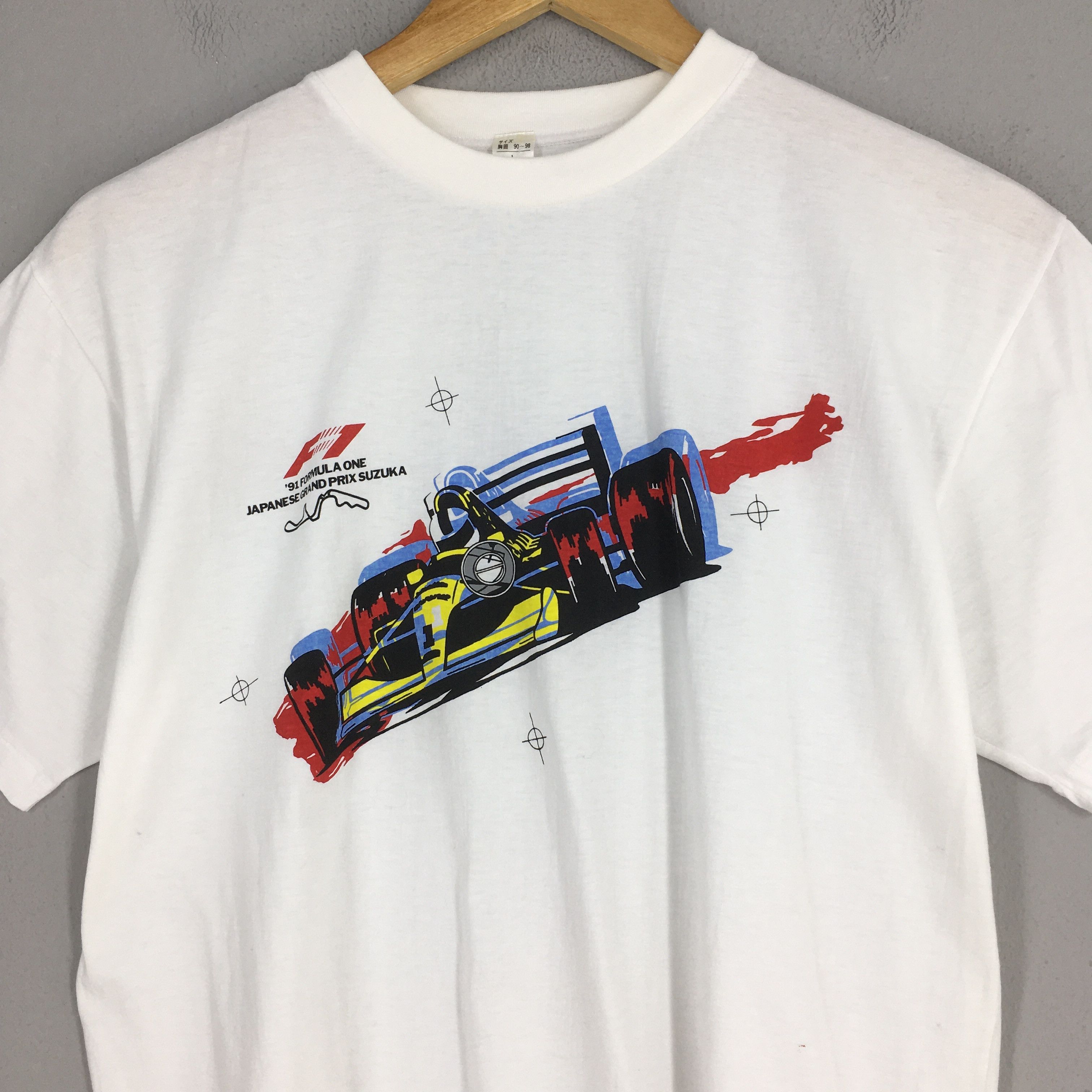Formula 1 Vintage 1991 Formula One Suzuka F1 Tshirt Large Size US L / EU 52-54 / 3 - 2 Thumbnail