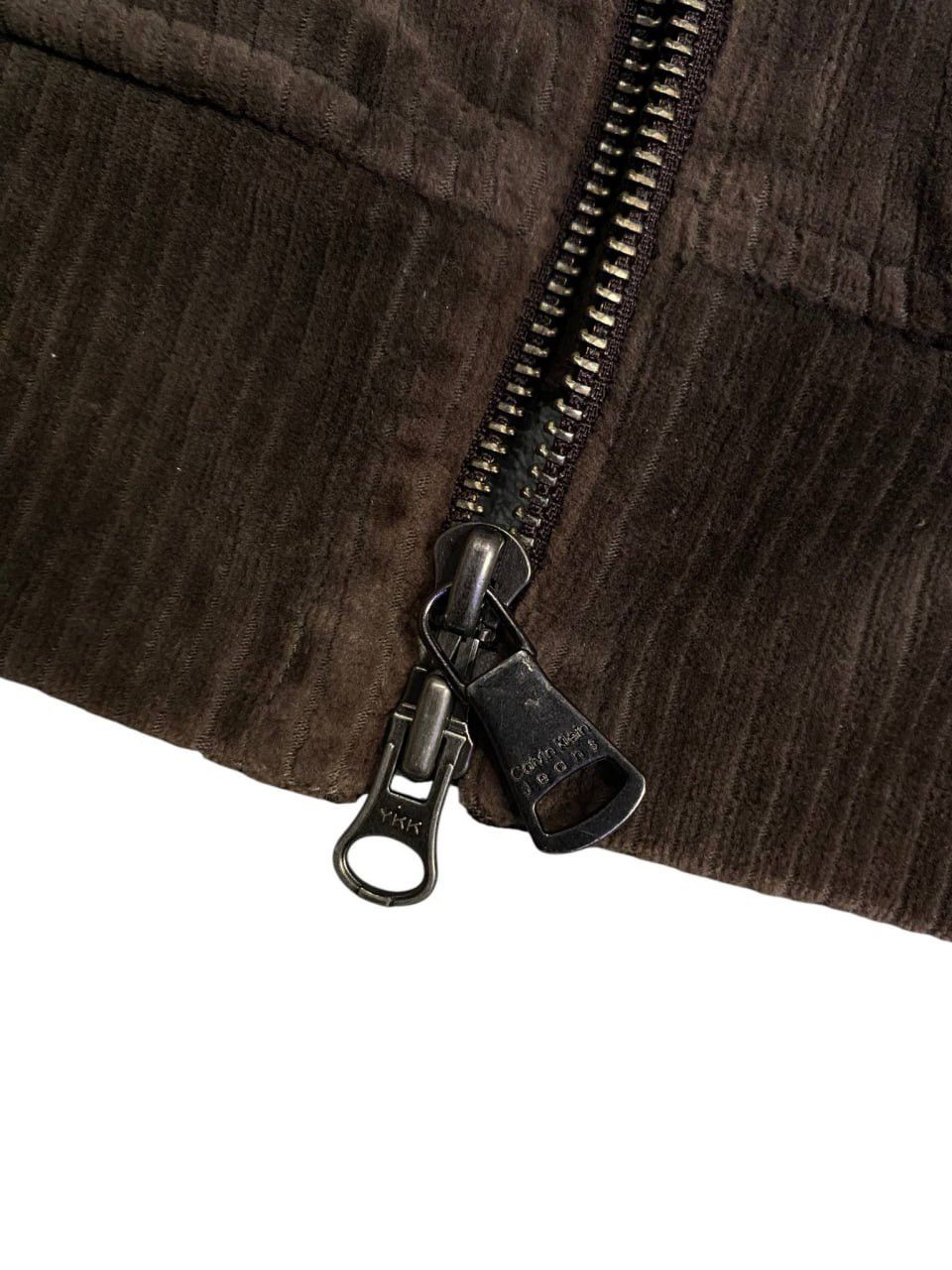 Calvin Klein 💎 Calvin Klein Jeans Corduroy Full Zipper Shirt Long Sleeves Size US XL / EU 56 / 4 - 3 Thumbnail