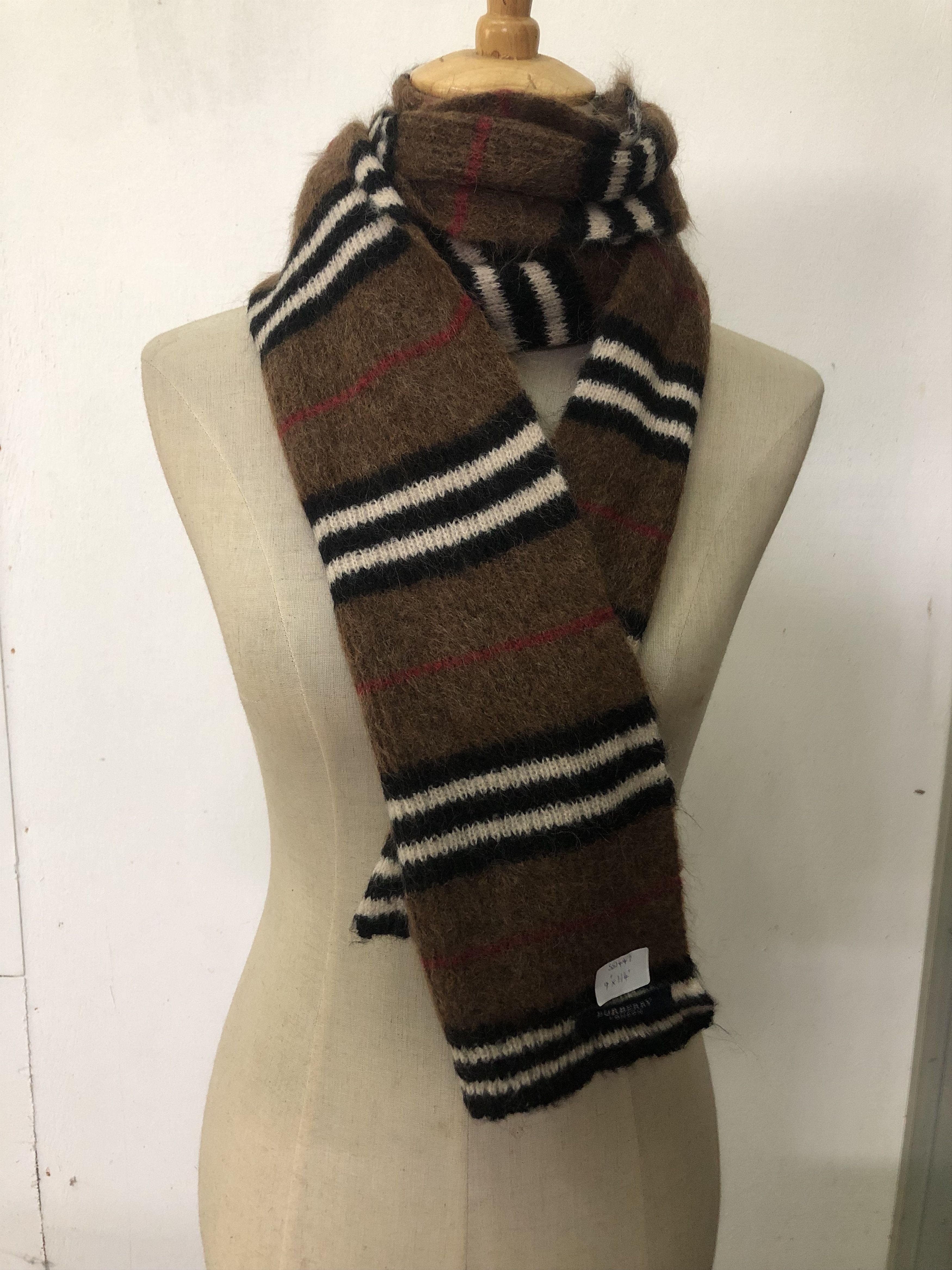 Burberry Burberry Mohair Scarf / Muffler / Neckwear SS1447 Size ONE SIZE - 5 Thumbnail
