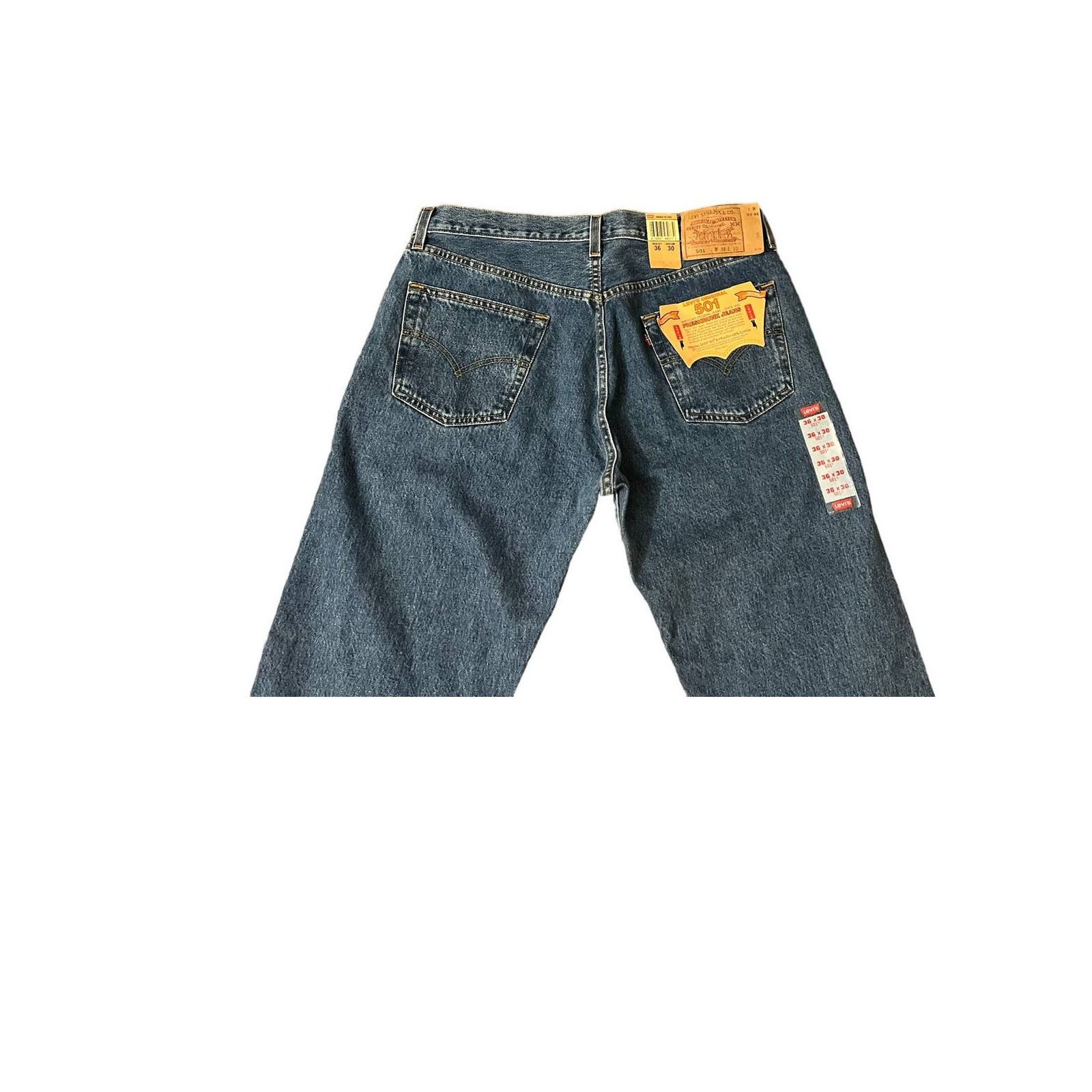Levi's Levis VTG 1993 501 Preshrunk Jeans Size 36X30 NWT Size US 36 / EU 52 - 3 Thumbnail