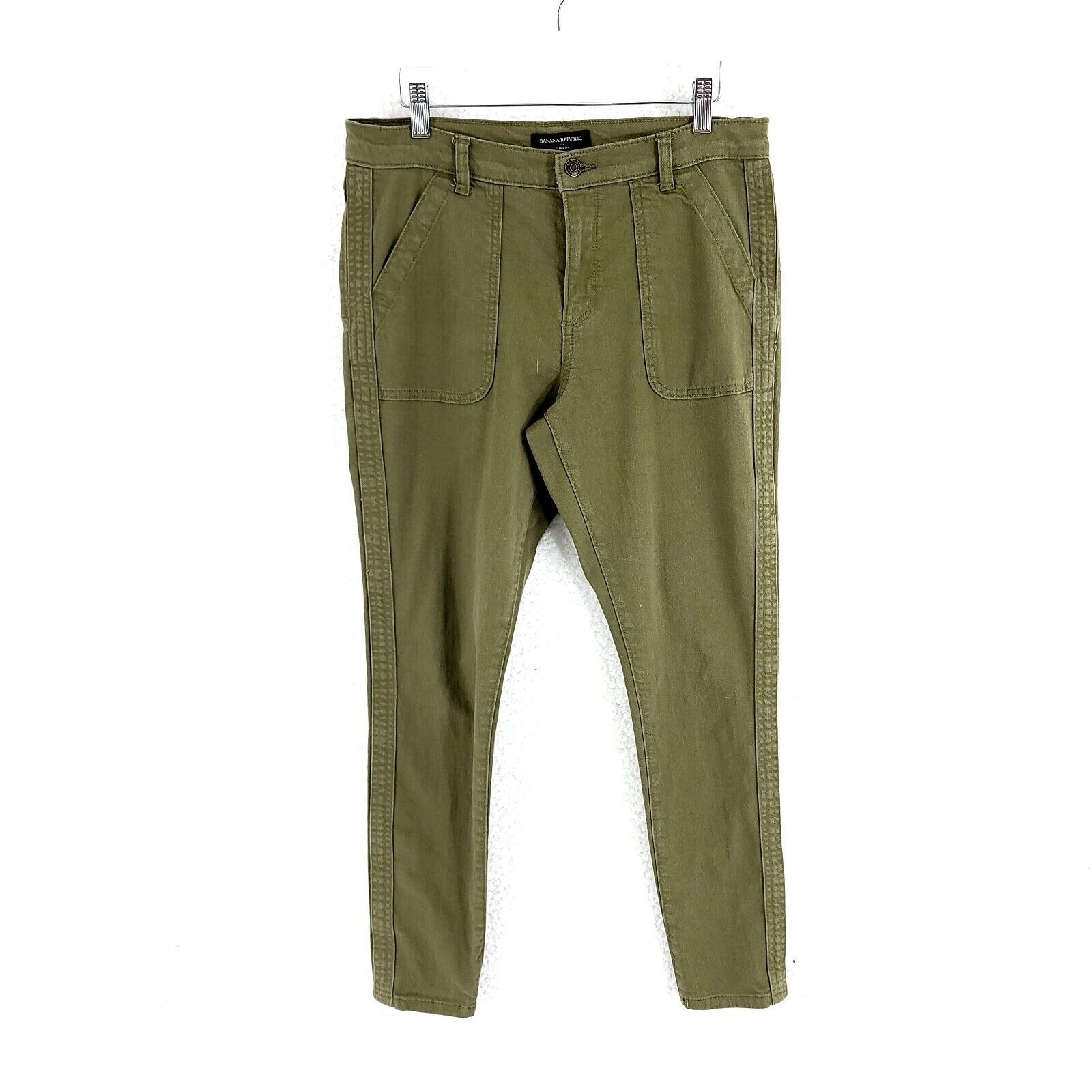 Banana Republic Banana Republic Skinny Fit Green Mid Rise Lightweight Jeans Size 32" / US 10 / IT 46 - 1 Thumbnail