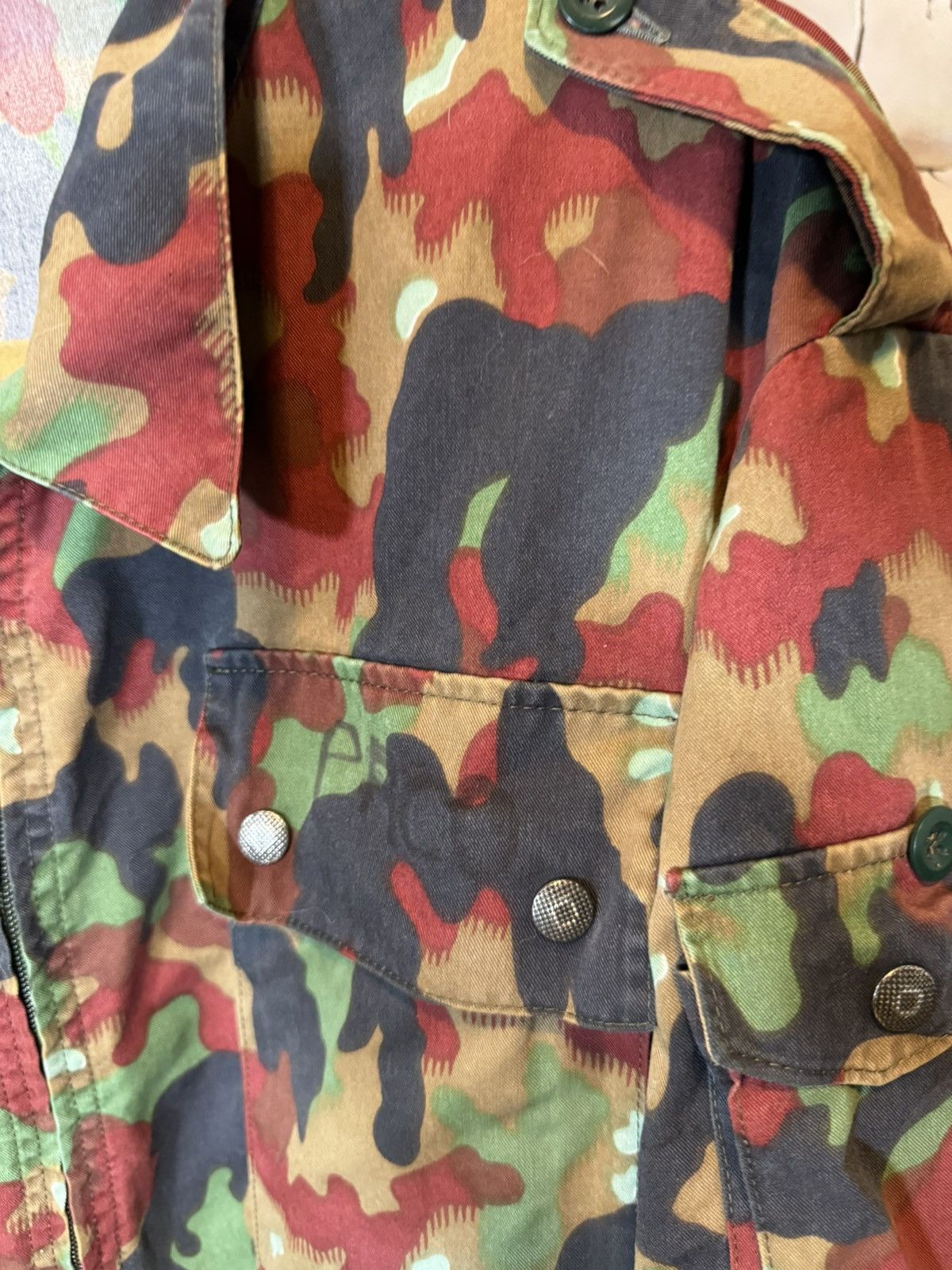 Vintage Vintage Camo Jacket Size US L / EU 52-54 / 3 - 4 Thumbnail