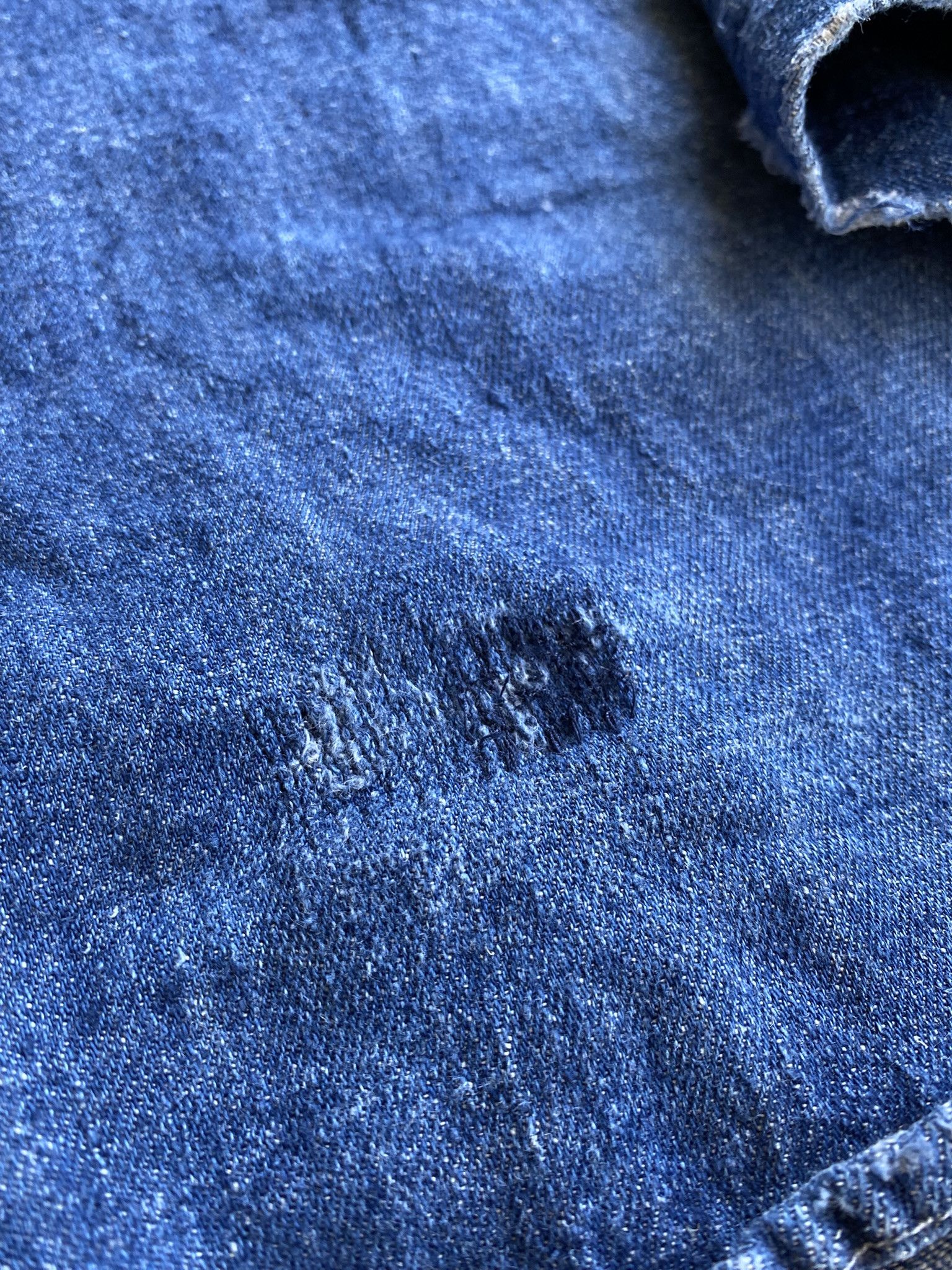 Our Legacy Distressed Half Zip - Japanese Hemp/Cotton Size US S / EU 44-46 / 1 - 8 Thumbnail