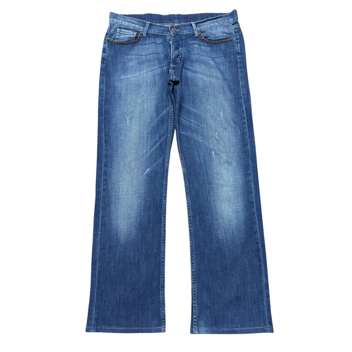 Zadig & Voltaire Zadig & Voltaire Skull Studded Boyzadig Denim Jeans Size US 32 / EU 48 - 2 Thumbnail