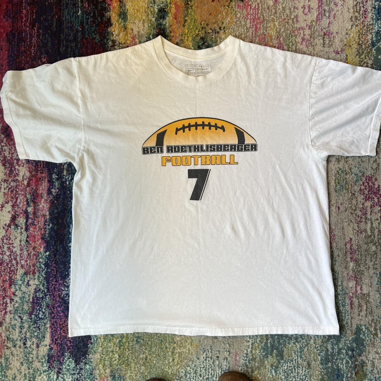Nike × Vintage Vintage Nike NFL Pittsburgh Steelers Big Ben Roethlisberger Size US XL / EU 56 / 4 - 1 Thumbnail