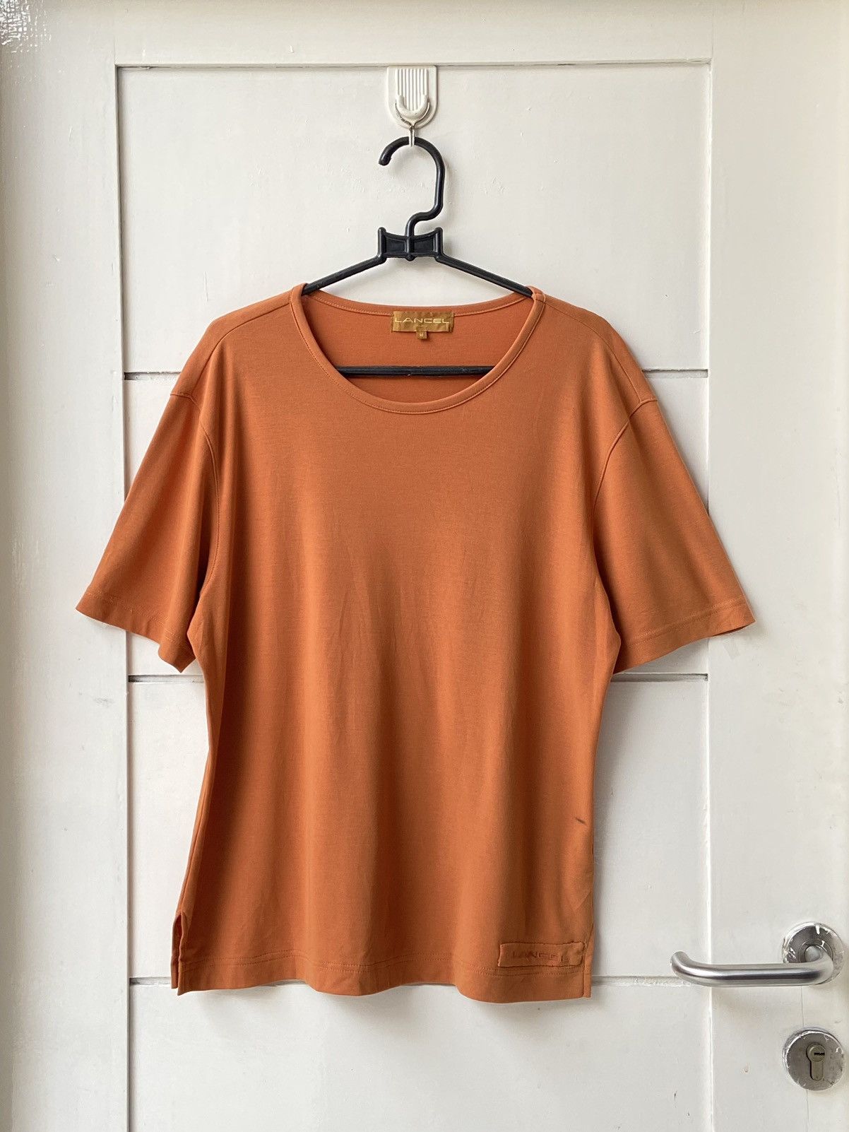 Lancel LANCEL PARIS Orange T-shirt Size US S / EU 44-46 / 1 - 9 Thumbnail