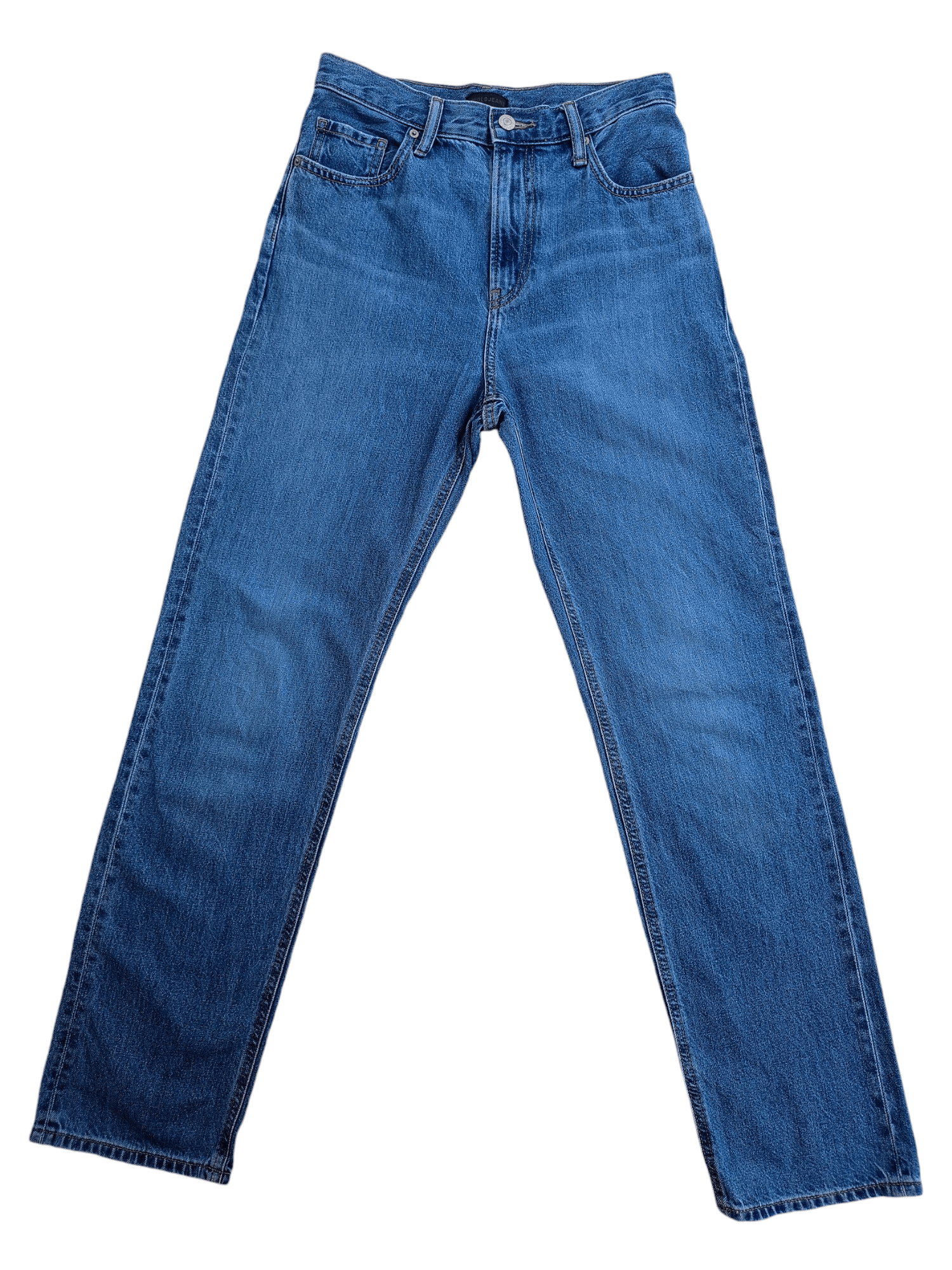 Kaihara Denim × Uniqlo × Vintage UNIQLO Regular Straight Cut Vintage Streetwear Denim Size US 27 - 1 Thumbnail