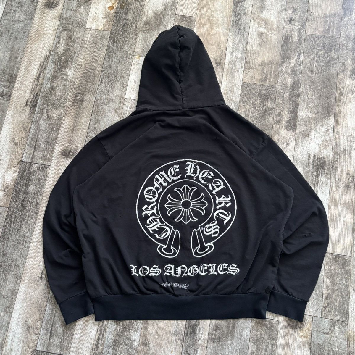 Chrome Hearts vintage chrome hearts los angeles zip hoodie | Grailed