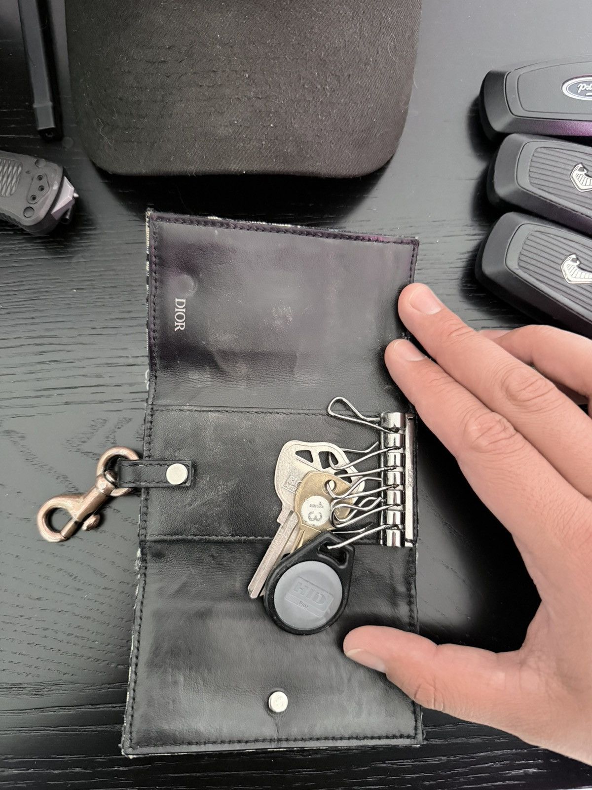 Dior Dior key case Size ONE SIZE - 4 Thumbnail