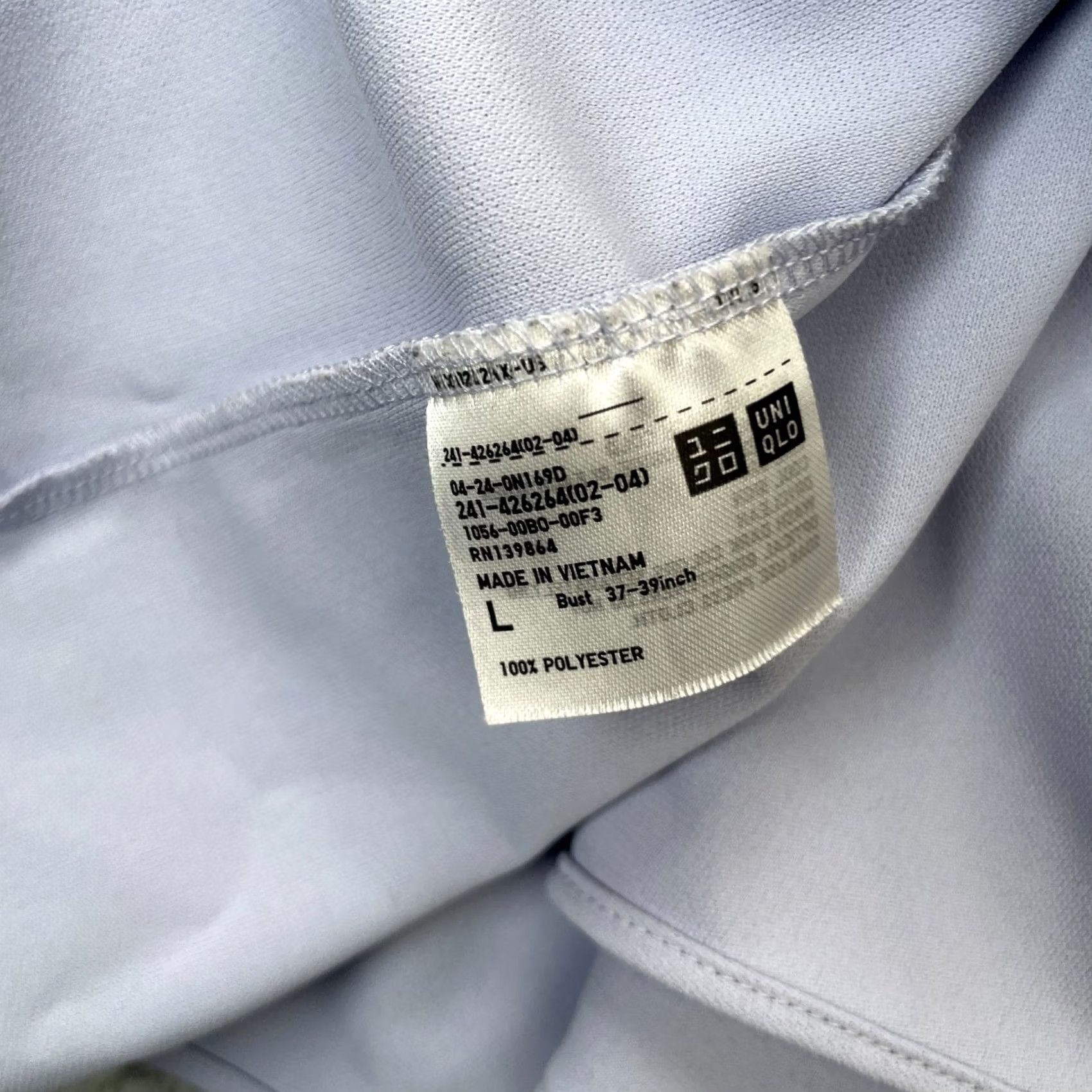 Uniqlo Uniqlo Purple Crepe Jersey Tunic Double V Neck Cap Sleeve Party Top Womens Large Size L / US 10 / IT 46 - 7 Thumbnail