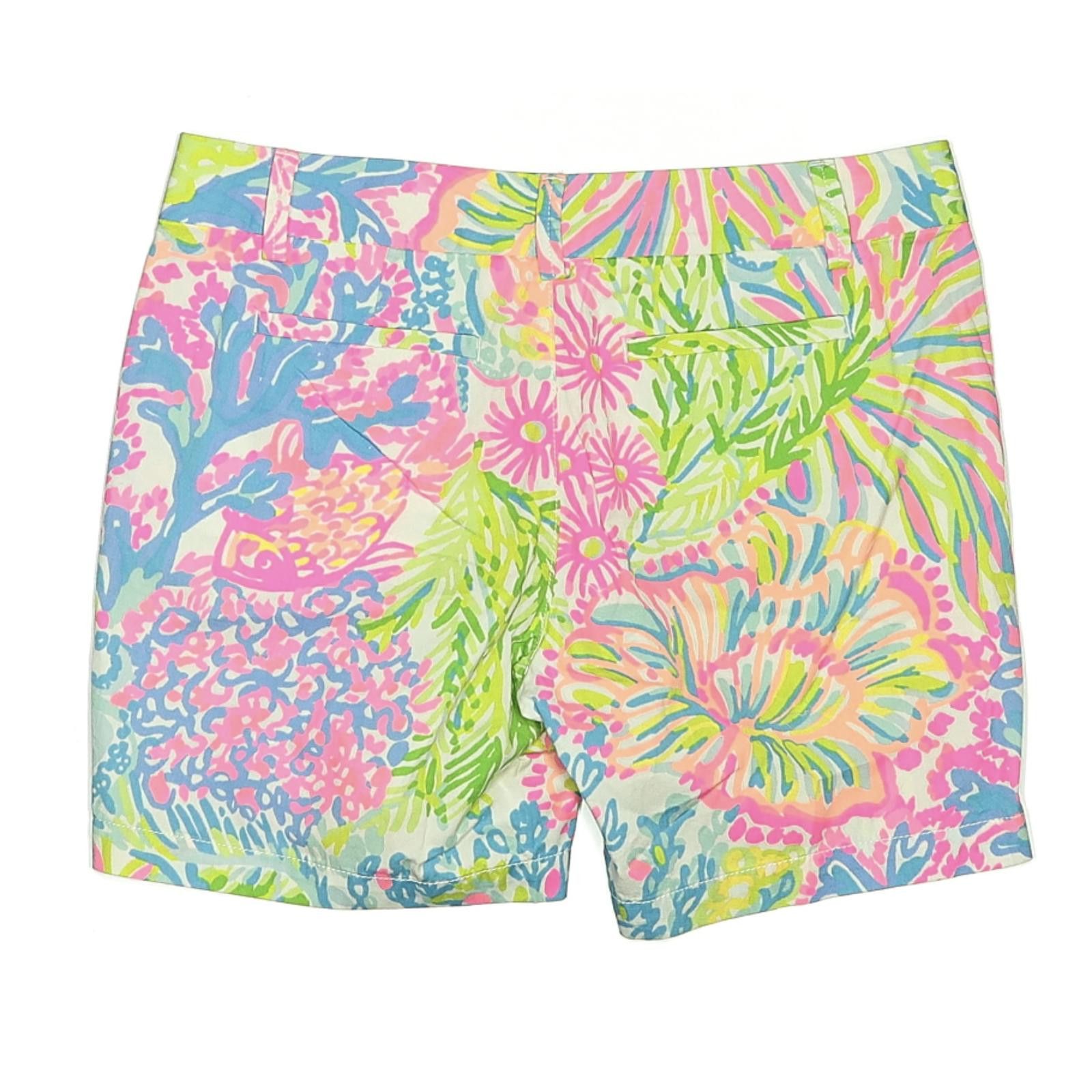 Other Lilly Pulitzer Size 4 Printed Pink Vacation Shorts Size 27" / US 4 / IT 40 - 2 Thumbnail