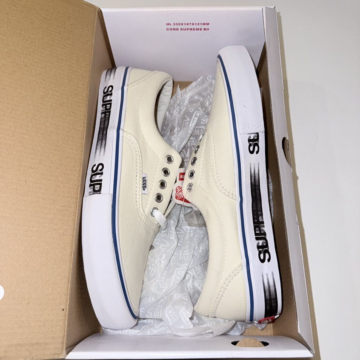 Supreme × Vans SS16 Supreme x Vans Era Cream Motion Logo Size US 9.5 / EU 42-43 - 6 Thumbnail